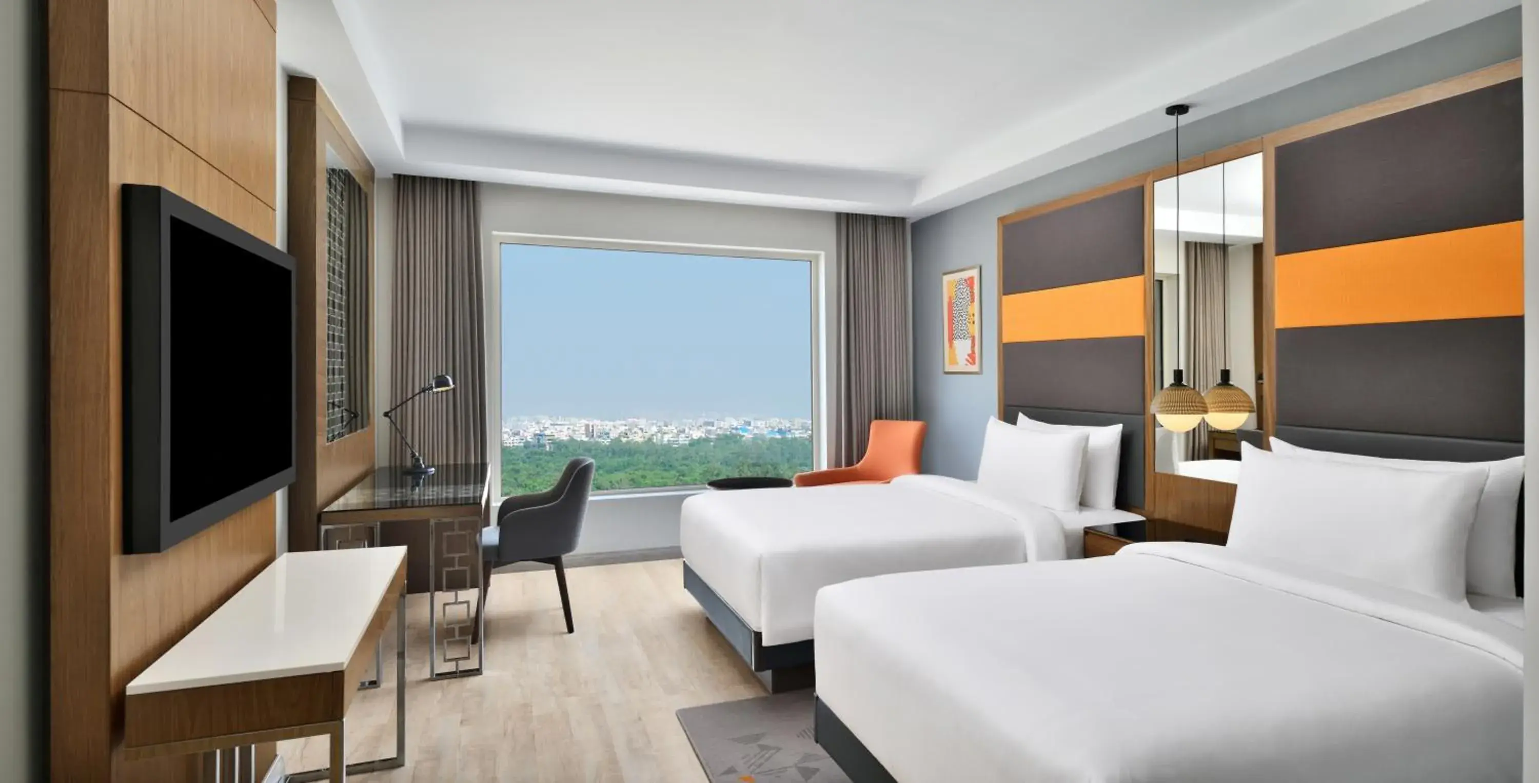 Club Room - single occupancy - Twin Bed in Le Meridien Hyderabad Club Room - single occupancy - Twin Bed in Le Meridien Hyderabad