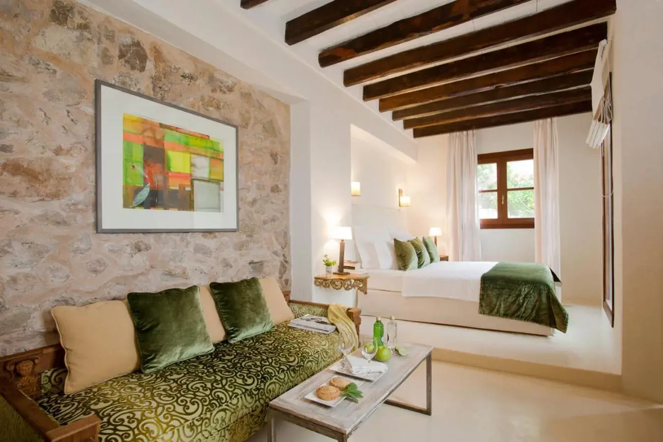 Double Room with Direct Access to the Garden in Hotel & Restaurant Jardi d'Artà Double Room with Direct Access to the Garden in Hotel & Restaurant Jardi d'Artà