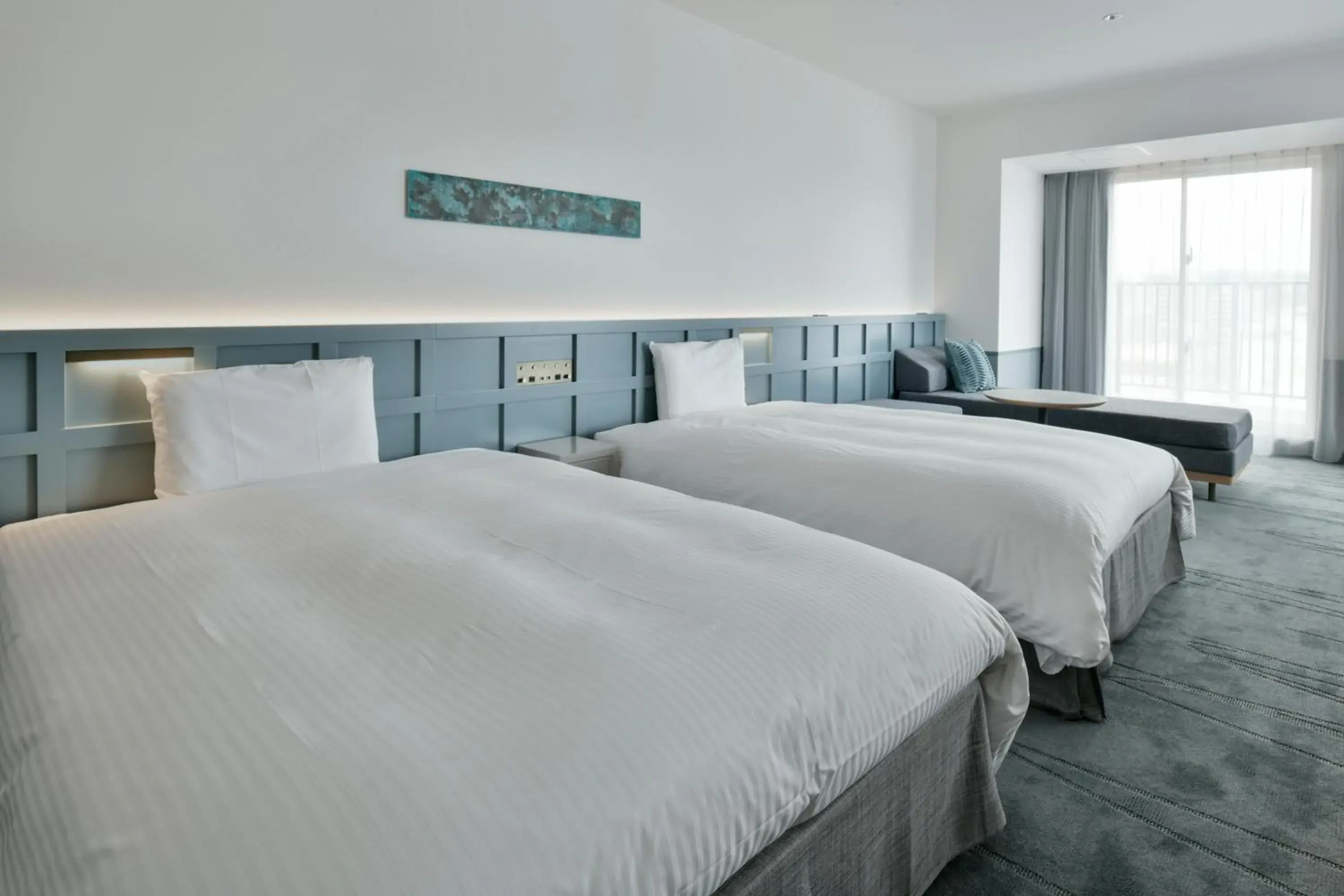 Premium Corner Twin Room - single occupancy in Lequ Okinawa Chatan Spa & Resort Premium Corner Twin Room - single occupancy in Lequ Okinawa Chatan Spa & Resort