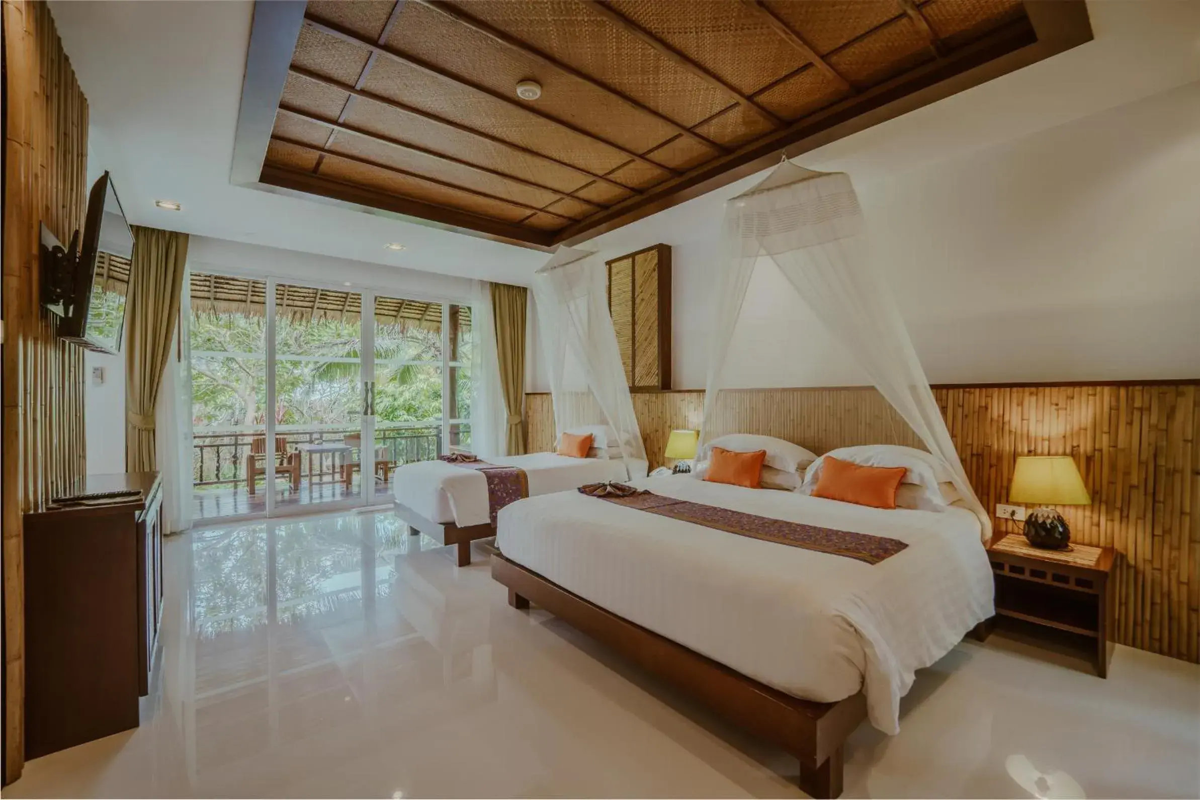 Triplet Premier Cottage in Ban Sainai Resort- Aonang's Green Resort Triplet Premier Cottage in Ban Sainai Resort- Aonang's Green Resort