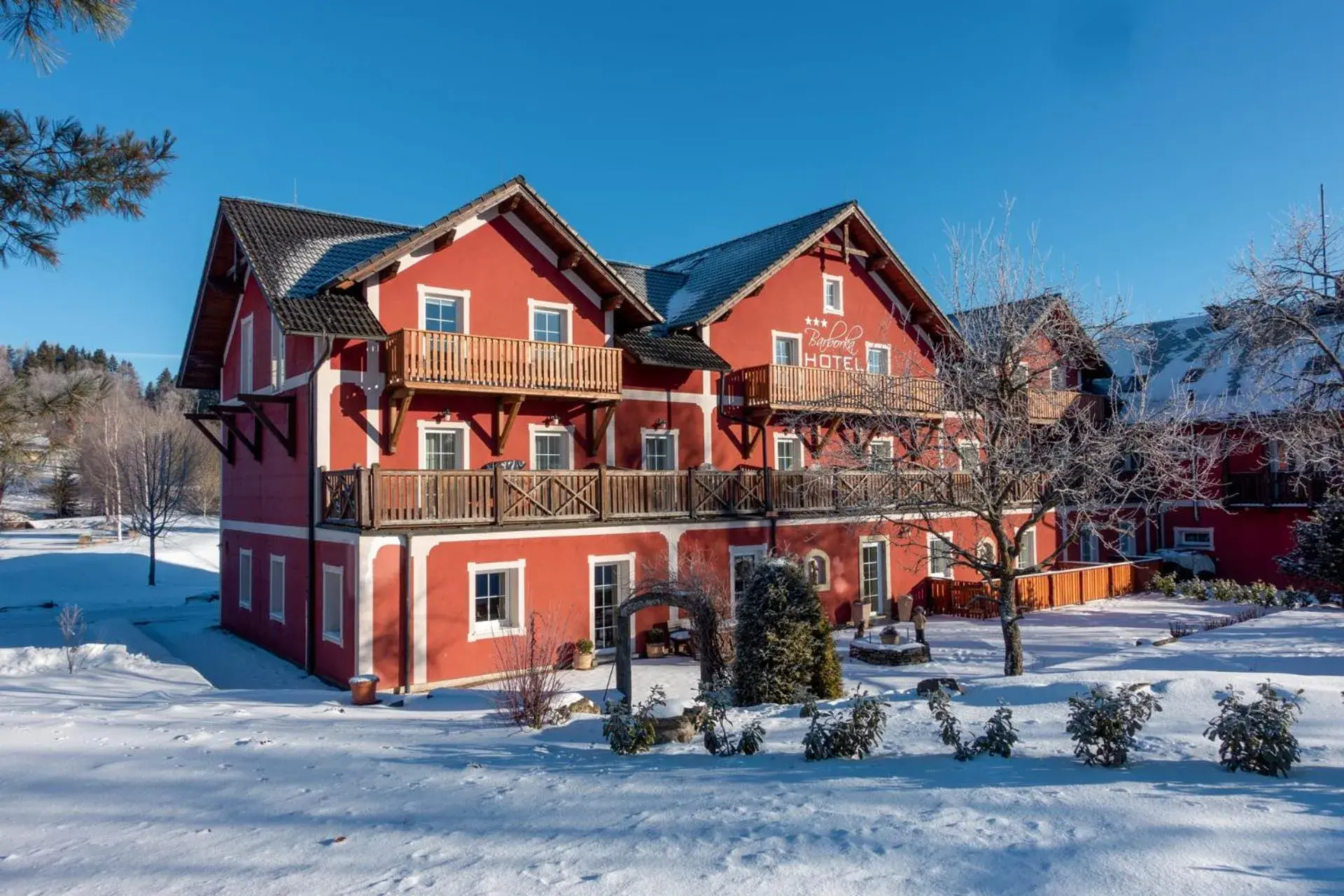 Double Room with Terrace in Hotel Barborka Double Room with Terrace in Hotel Barborka