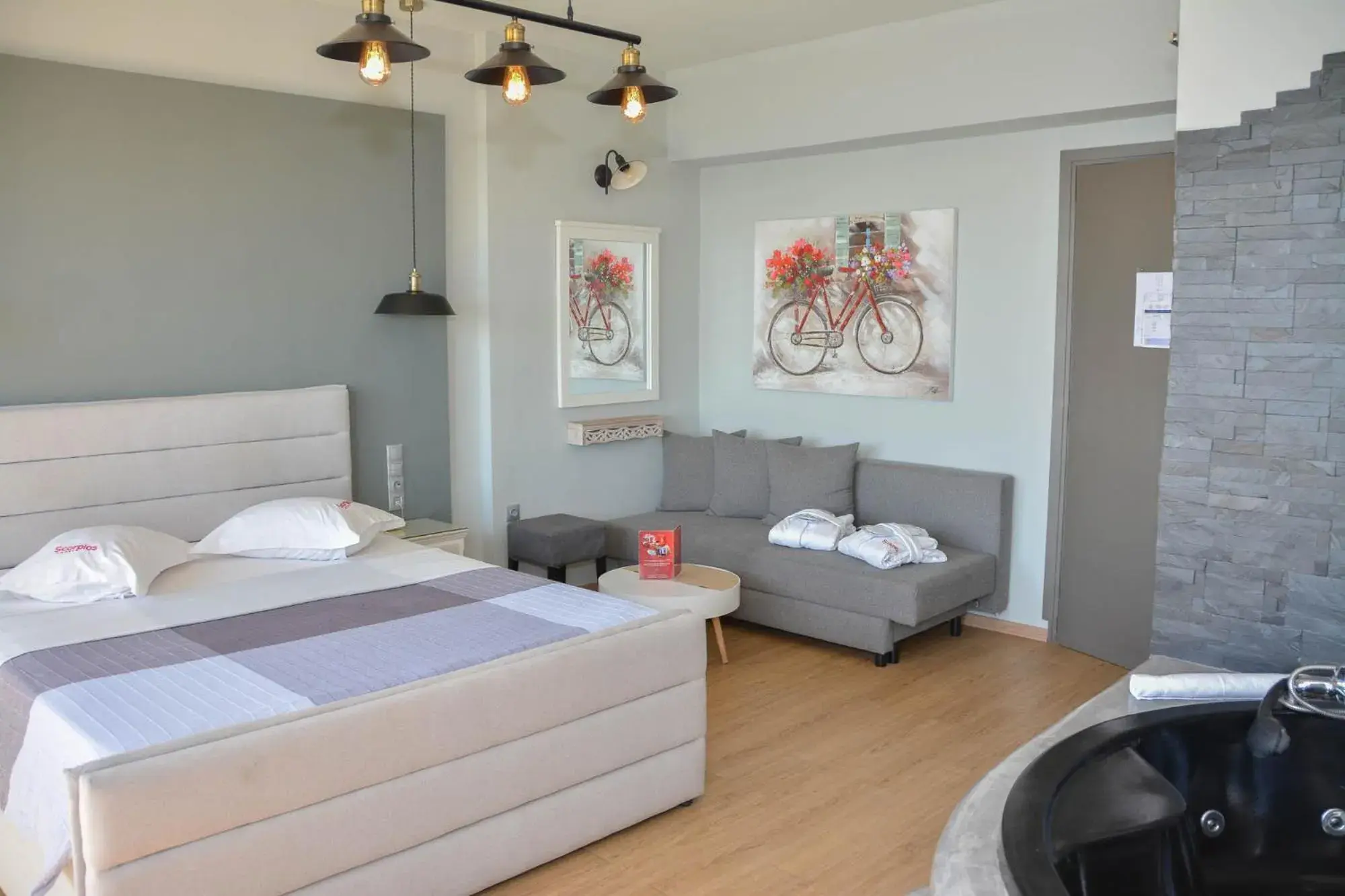 Junior Suite with Sea View and Hot Tub in Scorpios Sea Side Hotel Junior Suite with Sea View and Hot Tub in Scorpios Sea Side Hotel