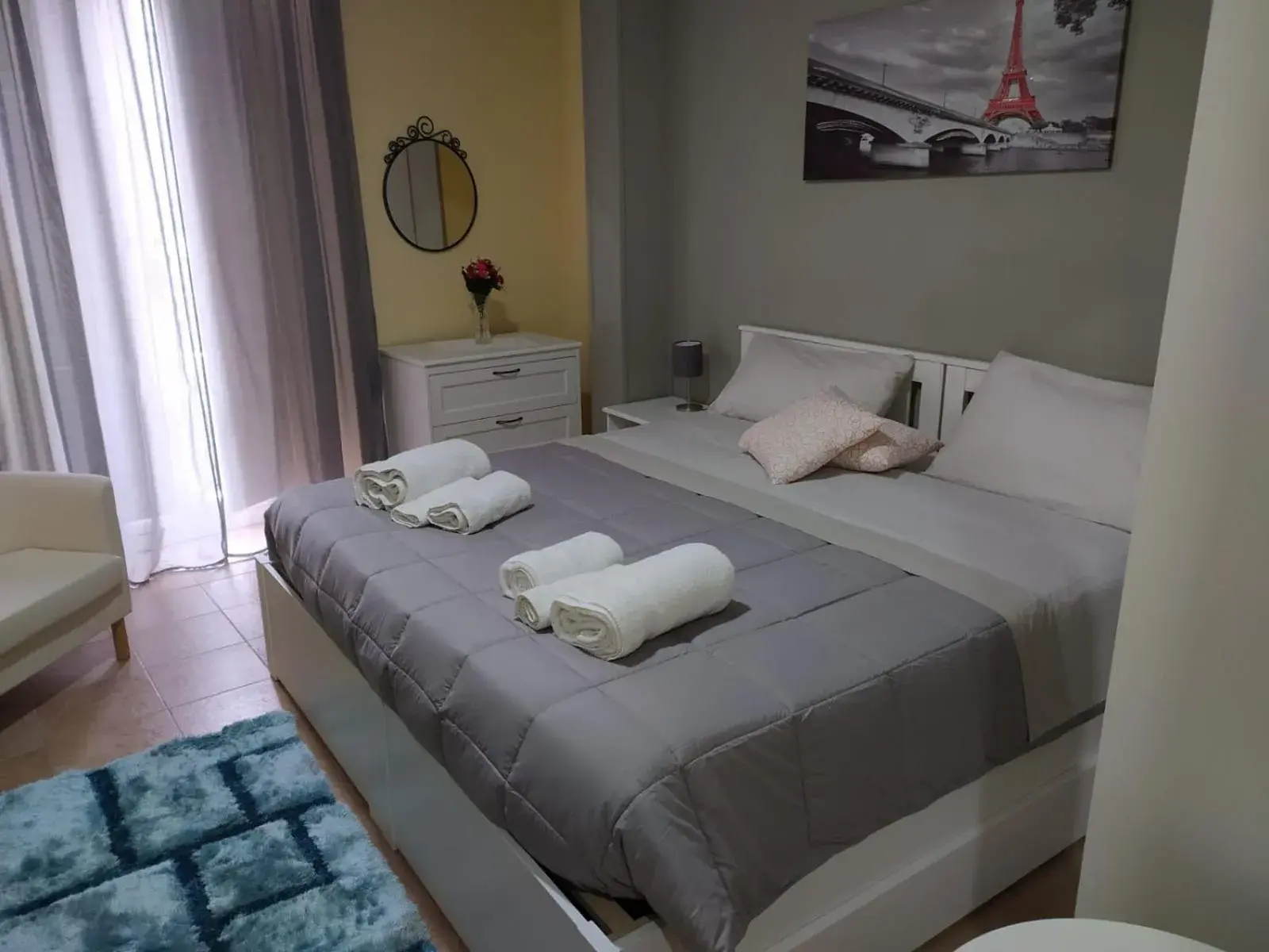 Quadruple Room with Balcony - single occupancy in La Torre B&B Quadruple Room with Balcony - single occupancy in La Torre B&B