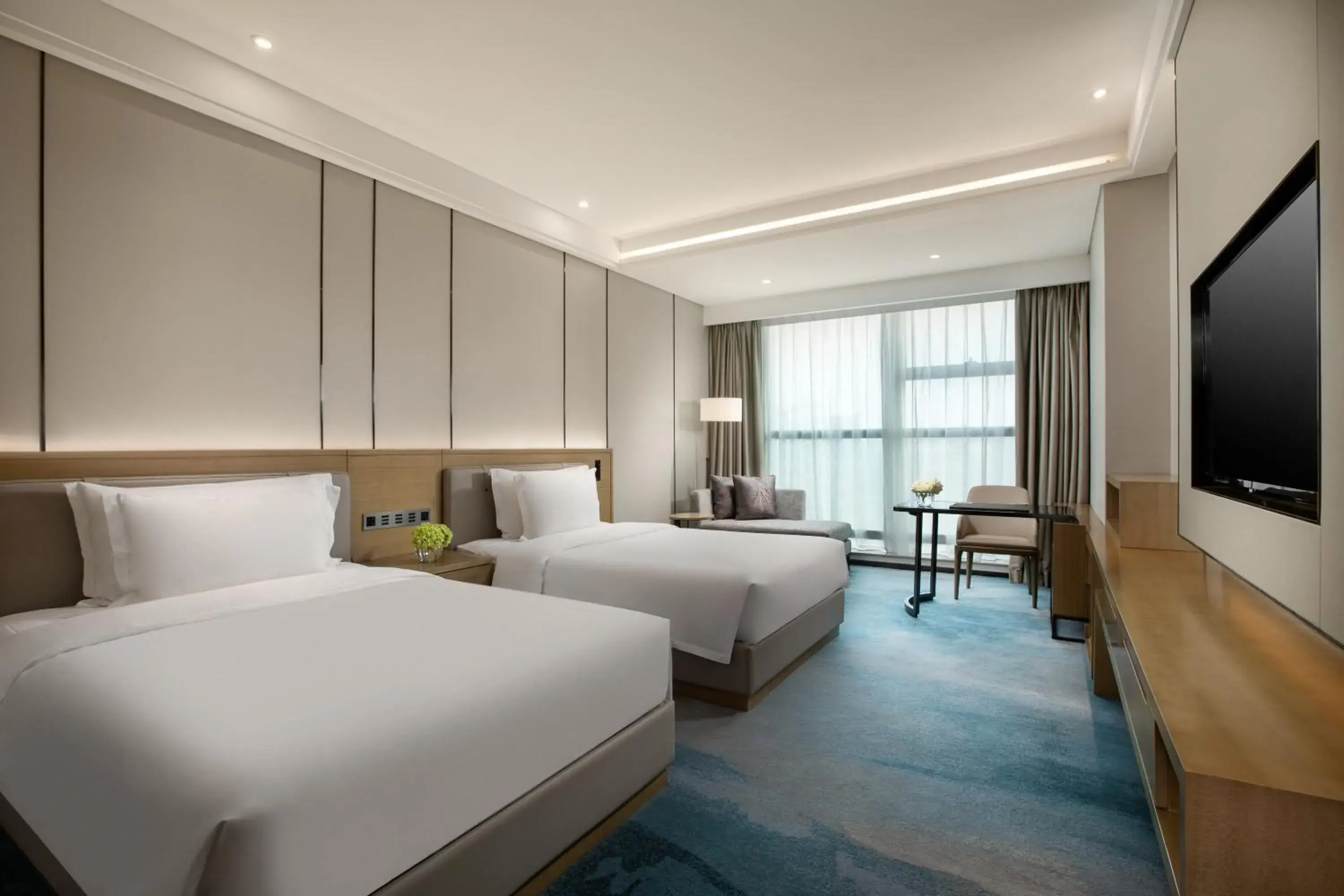 Deluxe Twin Room in Wyndham Changsha South Deluxe Twin Room in Wyndham Changsha South