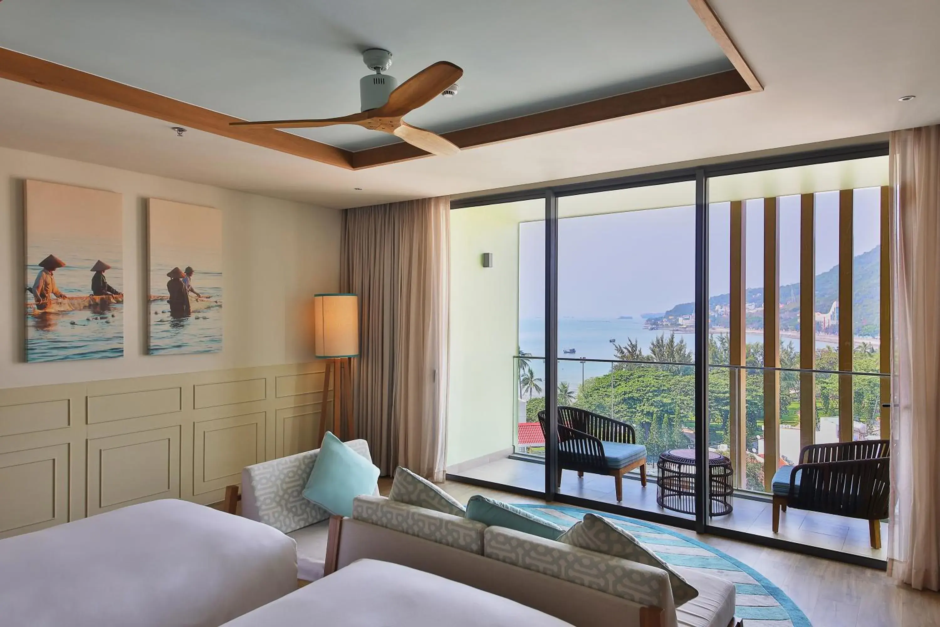 Fusion Deluxe Twin Suite with Partial Sea View in Fusion Suites Vung Tau Fusion Deluxe Twin Suite with Partial Sea View in Fusion Suites Vung Tau