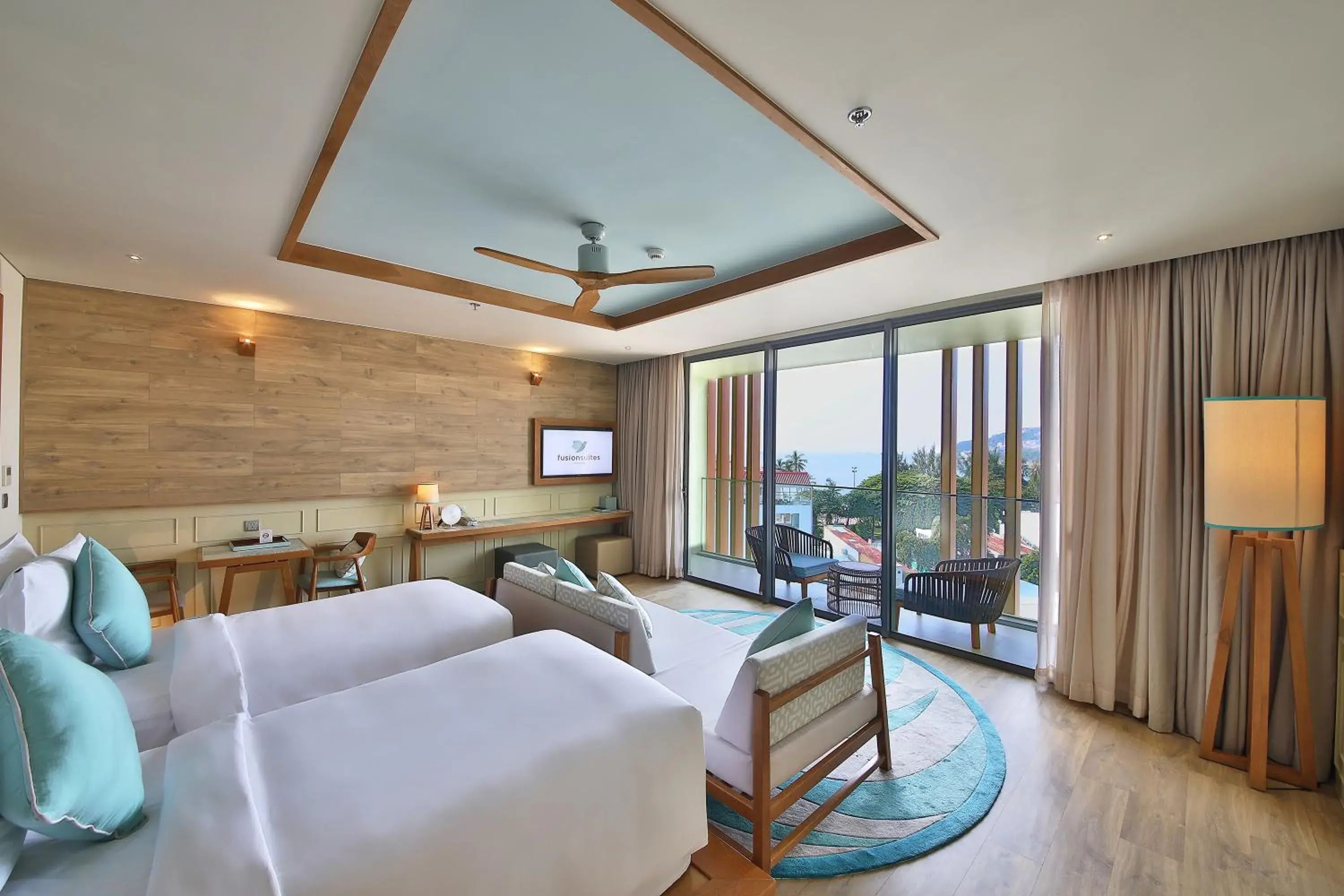 Fusion Twin Suite with Partial Sea View in Fusion Suites Vung Tau Fusion Twin Suite with Partial Sea View in Fusion Suites Vung Tau