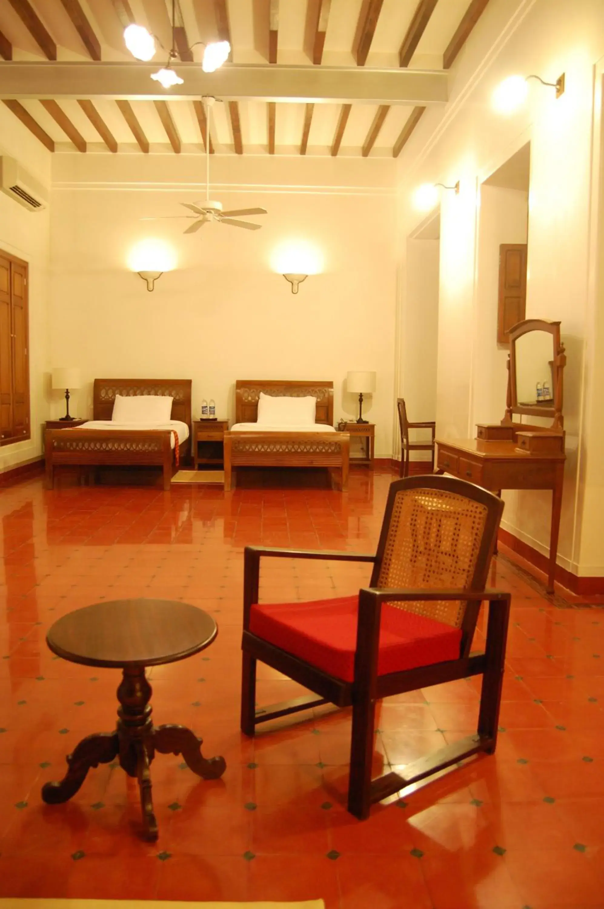 Chettinad Suite - Complimentary Guided Heritage Village Walk (45 minutes) in Visalam Chettinad Palace - A CGH Earth Experience Chettinad Suite - Complimentary Guided Heritage Village Walk (45 minutes) in Visalam Chettinad Palace - A CGH Earth Experience