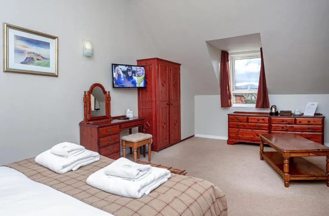 Deluxe Double Room with Sea View in The Inn @ Aird a' Bhasair Deluxe Double Room with Sea View in The Inn @ Aird a' Bhasair