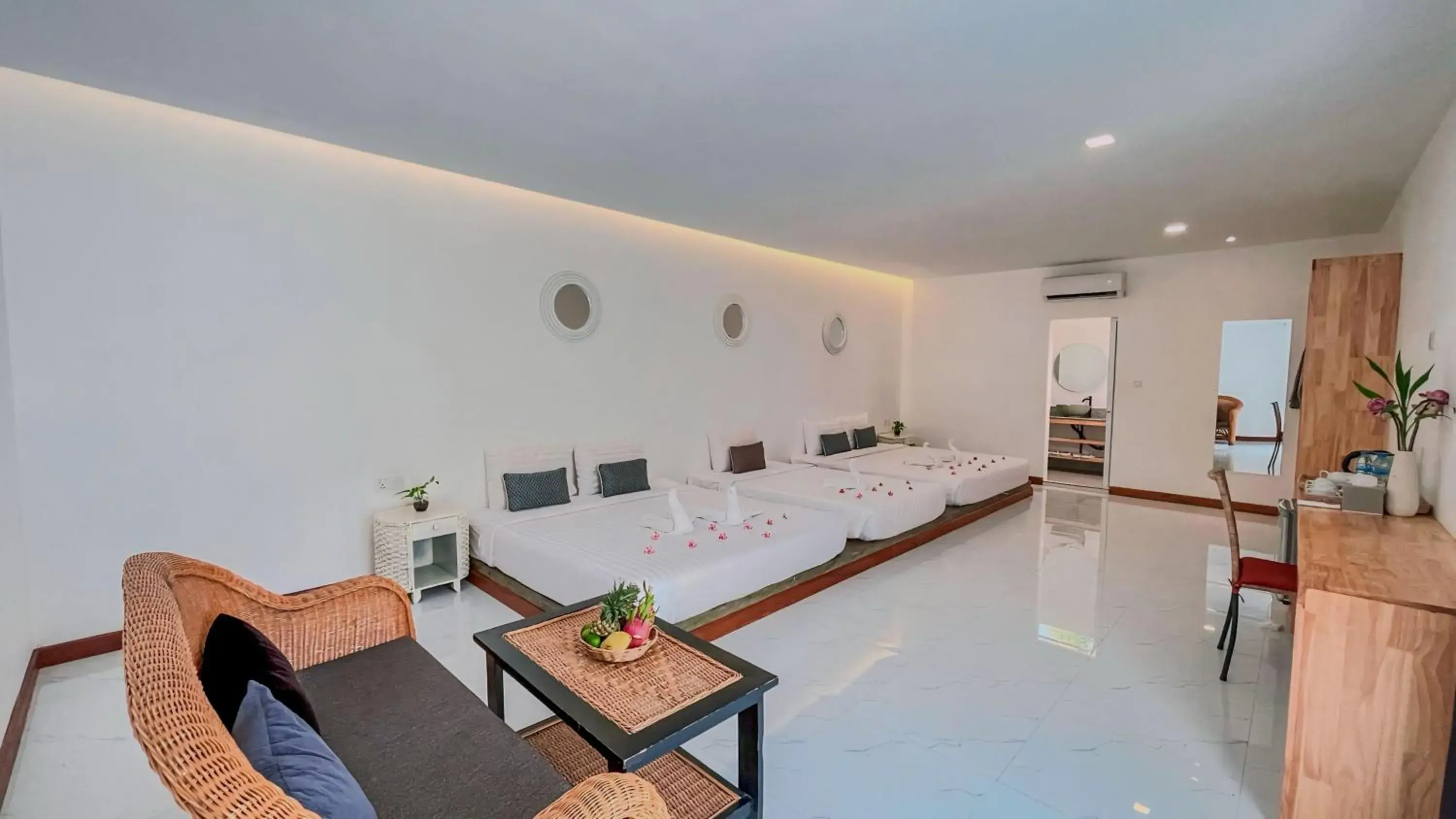 Super Family Room With Terrace - Free Pick Up in Home Indochine D'angkor Hotel Super Family Room With Terrace - Free Pick Up in Home Indochine D'angkor Hotel