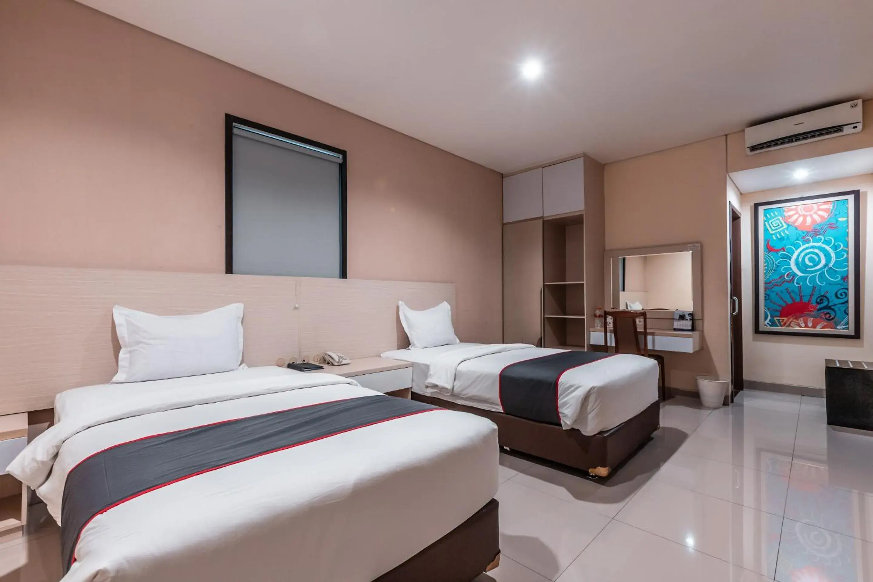 Delxue Twin Room in Collection O Hotel Igloo Delxue Twin Room in Collection O Hotel Igloo