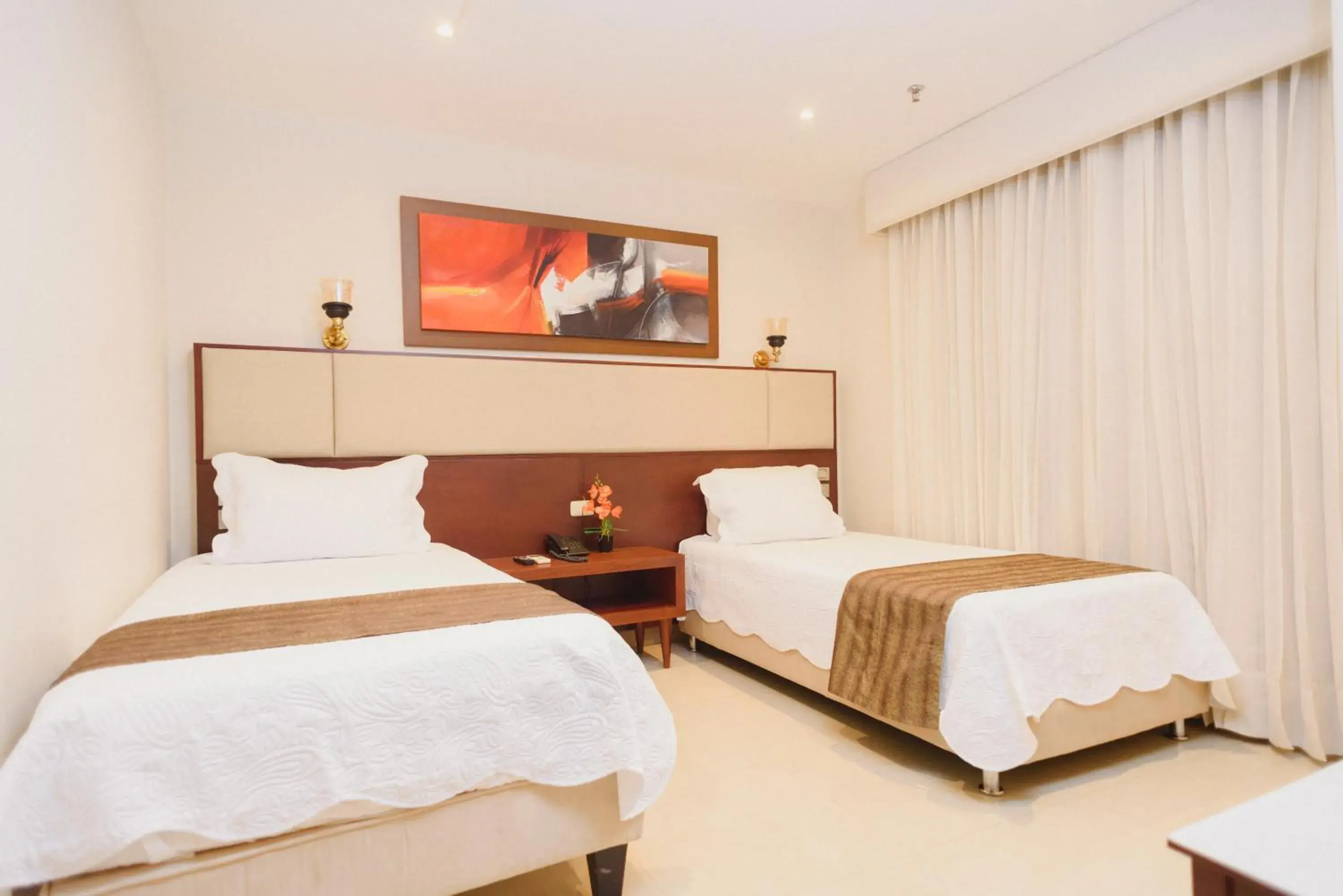 Two-Bedroom Deluxe Apartment with Balcony - single occupancy in Howard Johnson by Wyndham Barranquilla Versalles Two-Bedroom Deluxe Apartment with Balcony - single occupancy in Howard Johnson by Wyndham Barranquilla Versalles