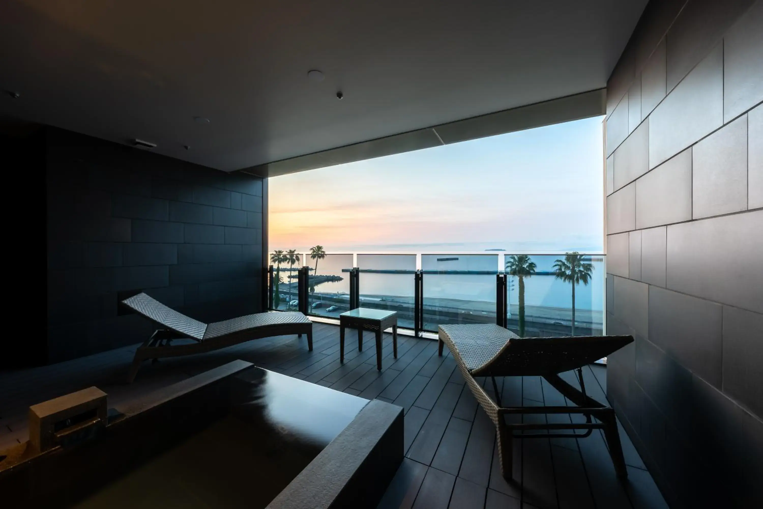 Superior Twin Room with Open-Air Bath - Ocean View in Pearl Star Hotel ATAMI Superior Twin Room with Open-Air Bath - Ocean View in Pearl Star Hotel ATAMI