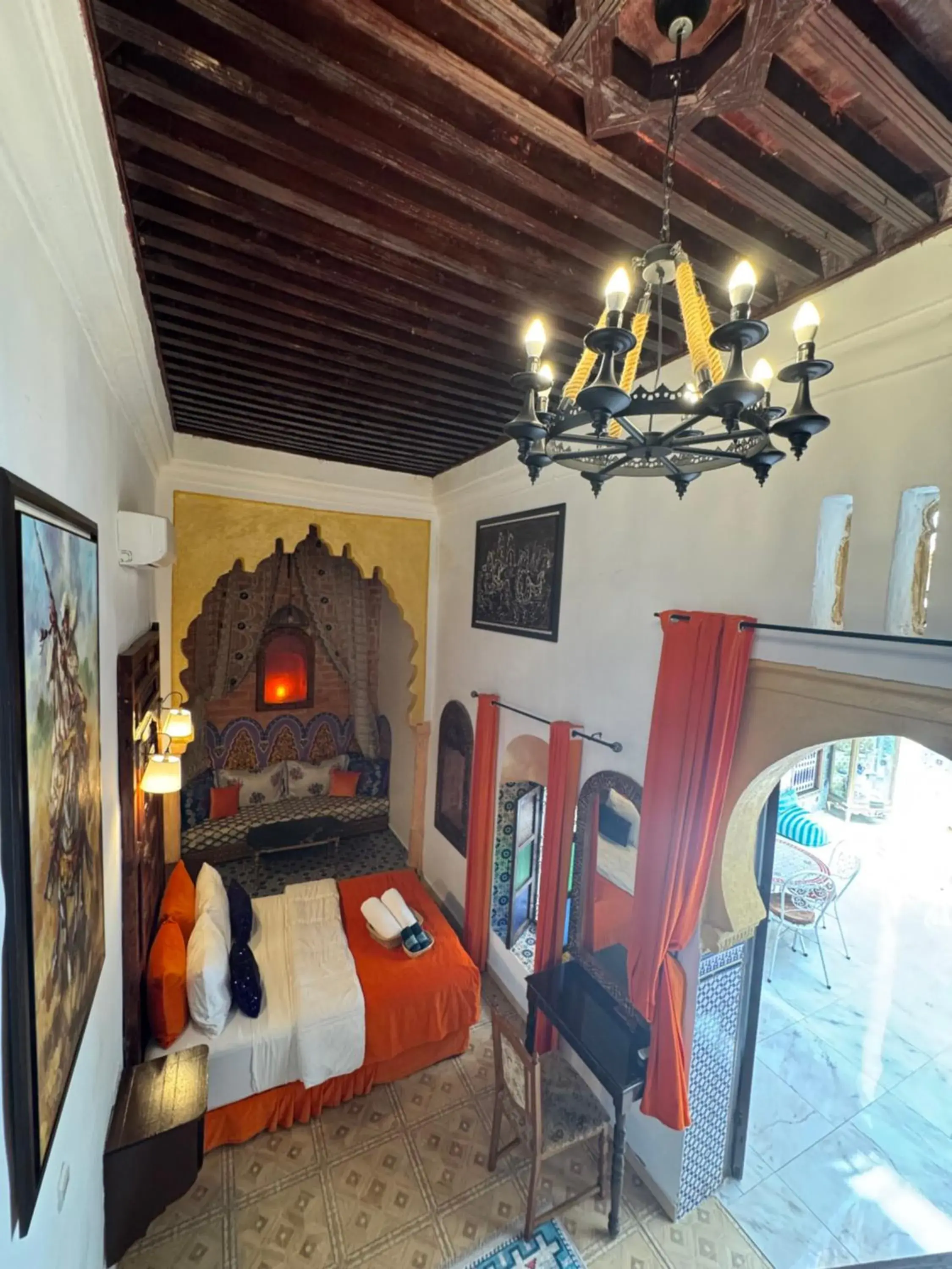 Deluxe Queen Room with Two Queen Beds in RIAD ESMERALDA By Dar Ouezzani Deluxe Queen Room with Two Queen Beds in RIAD ESMERALDA By Dar Ouezzani