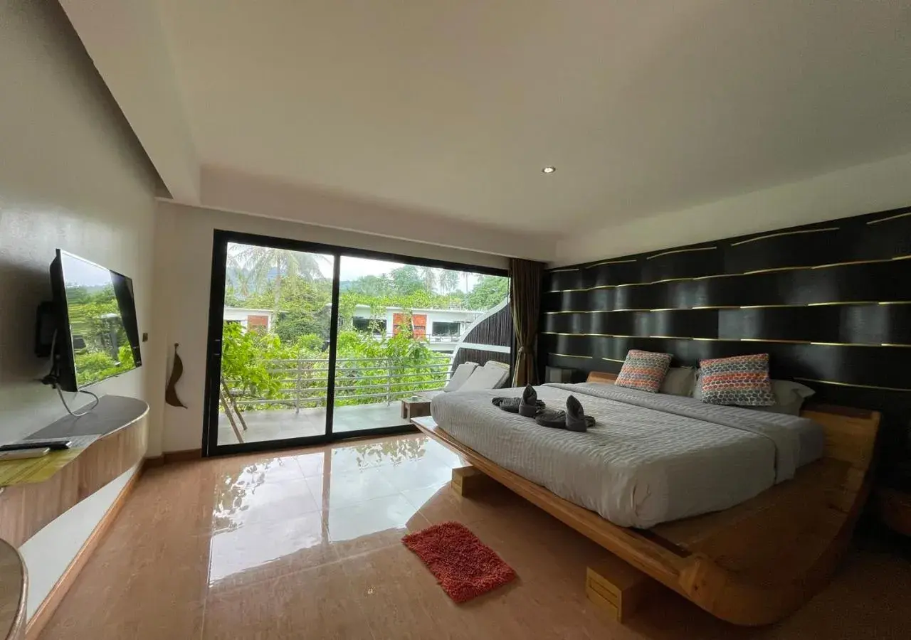 Deluxe Double Room with Balcony in AC 2 Resort Deluxe Double Room with Balcony in AC 2 Resort