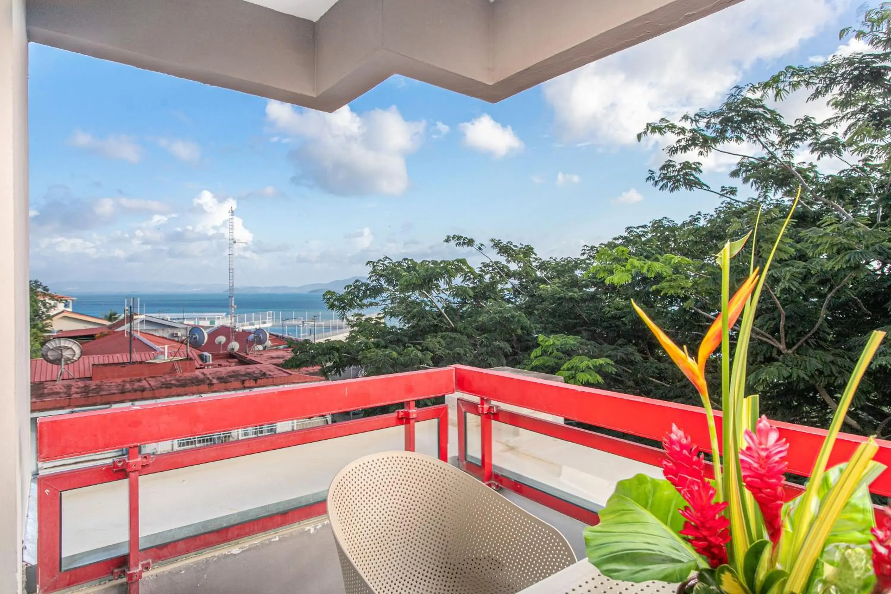 Double Room with Balcony and Sea View in Karibea Squash Hôtel Double Room with Balcony and Sea View in Karibea Squash Hôtel