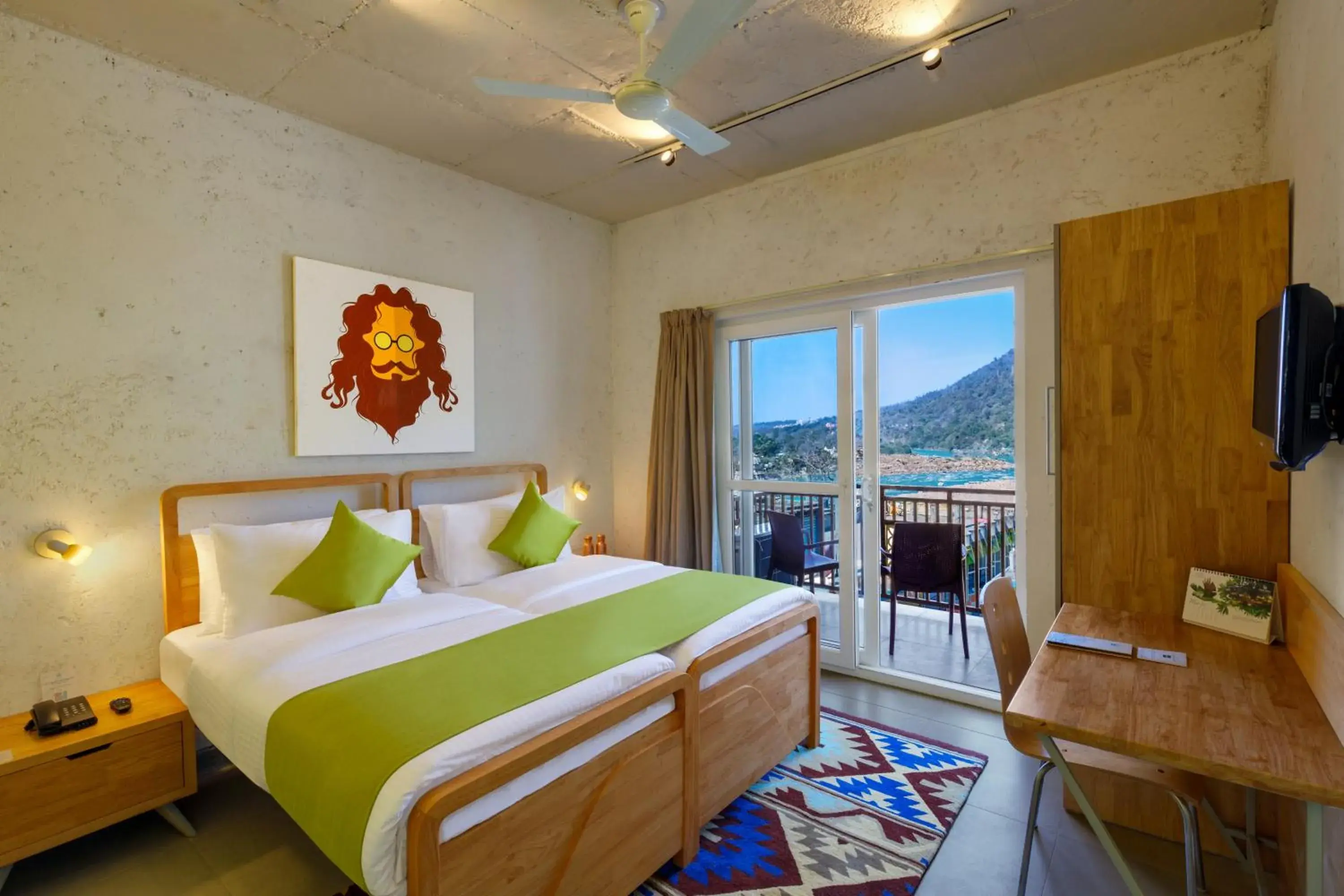 Deluxe Room Ganges Facing in Bedzzz Rishikesh by Leisure Hotels Deluxe Room Ganges Facing in Bedzzz Rishikesh by Leisure Hotels