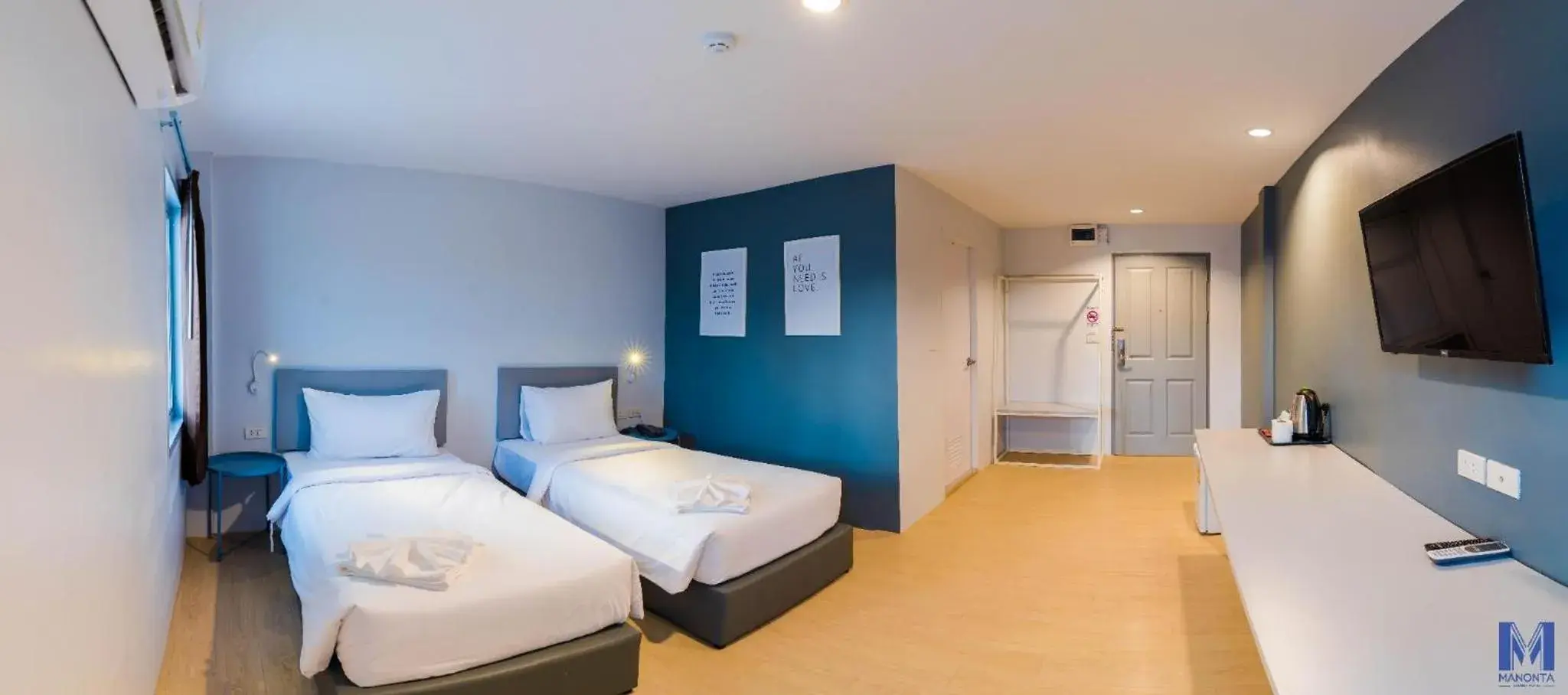 Standard Twin Room in Manonta Budget Hotel Standard Twin Room in Manonta Budget Hotel