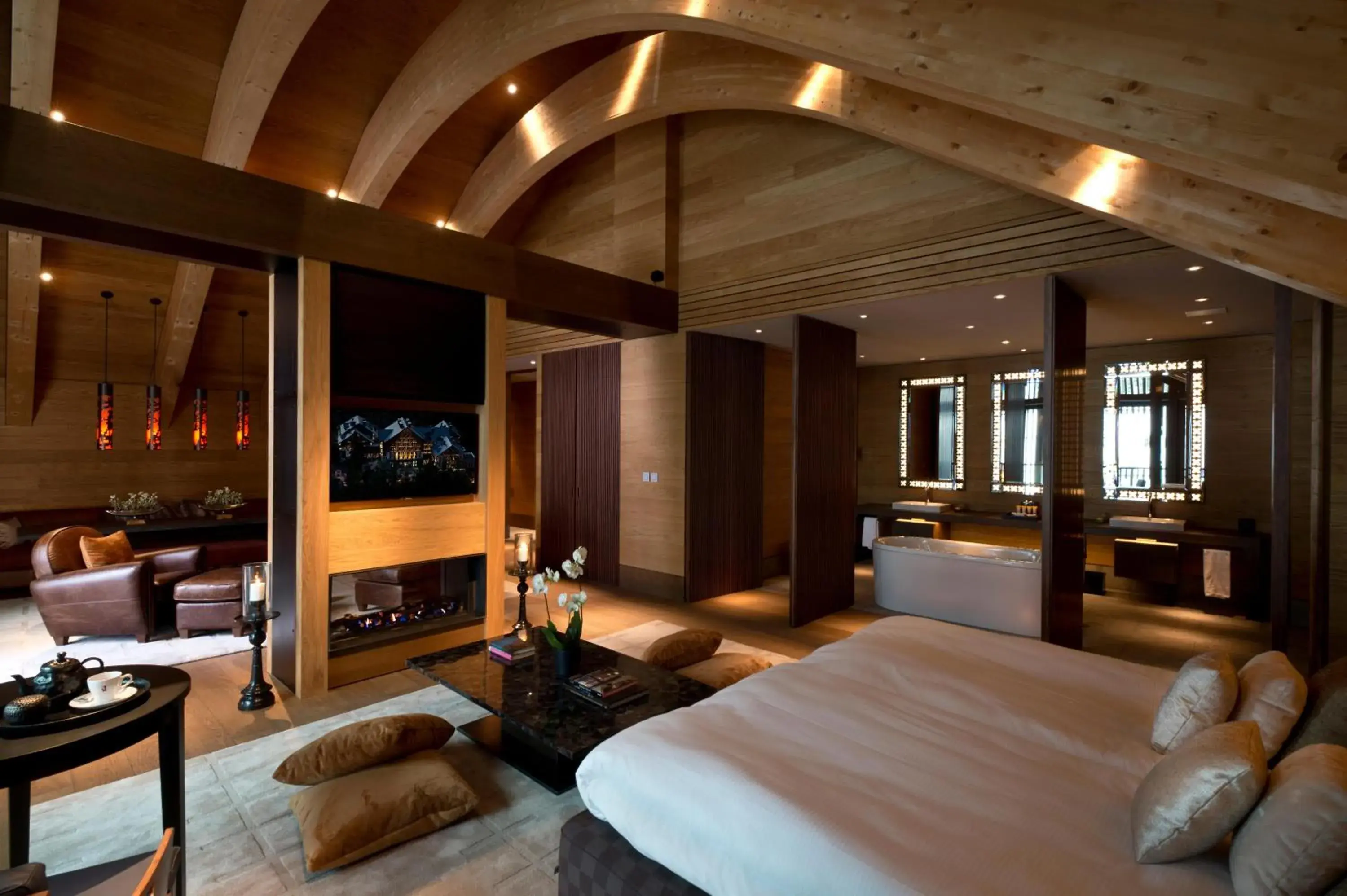 Quadruple Room in The Chedi Andermatt Quadruple Room in The Chedi Andermatt