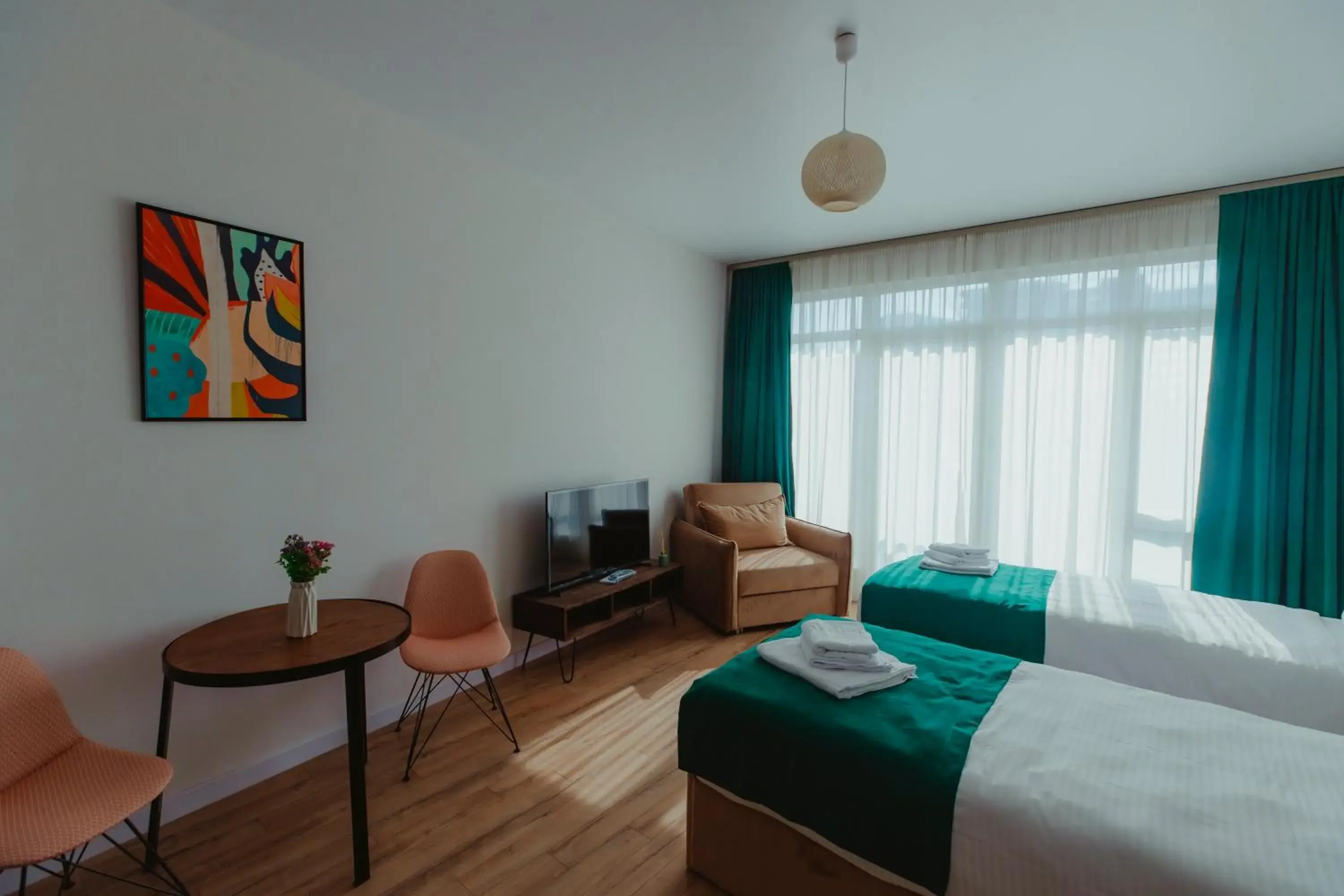 Superior Twin Room with Balcony in White Sails Residential Hotel Superior Twin Room with Balcony in White Sails Residential Hotel