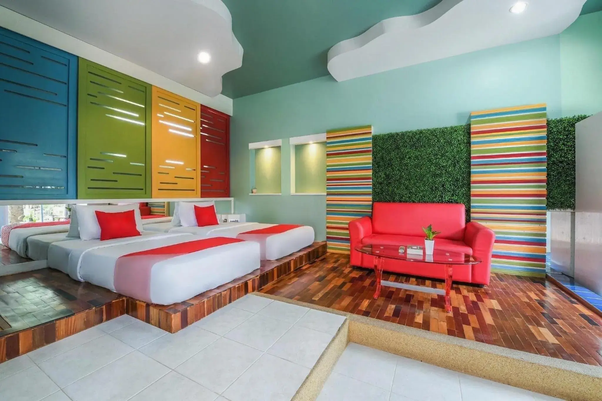 Deluxe Twin Room in Suan Palm Garden View Deluxe Twin Room in Suan Palm Garden View