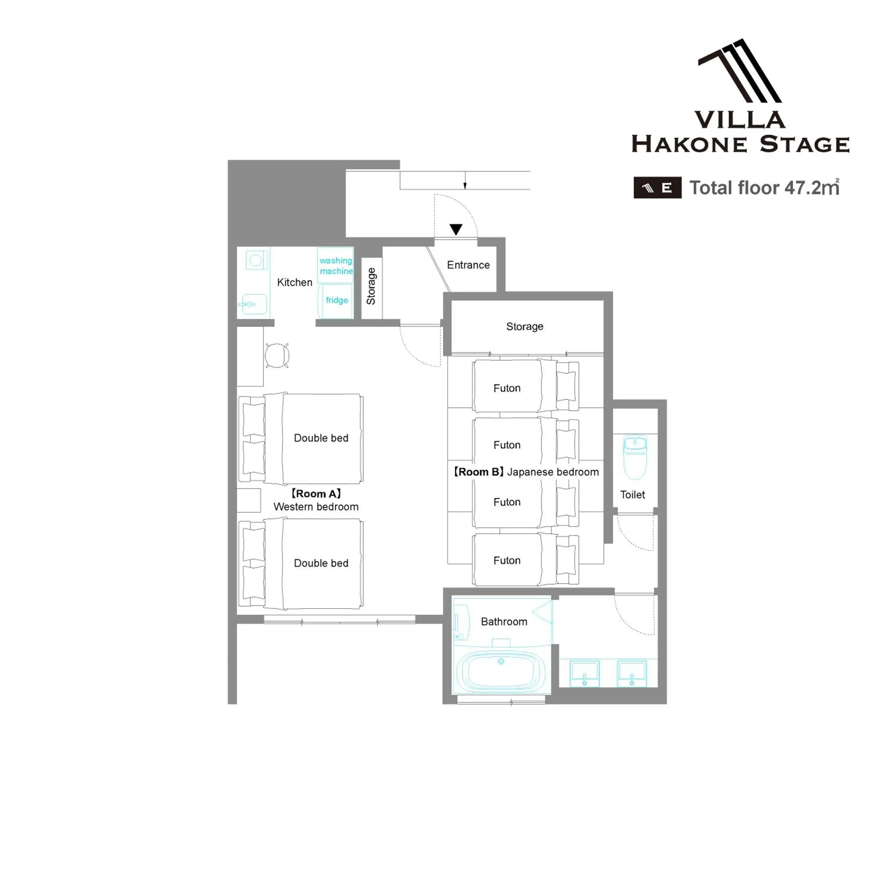Villa E in VILLA HAKONE STAGE Villa E in VILLA HAKONE STAGE