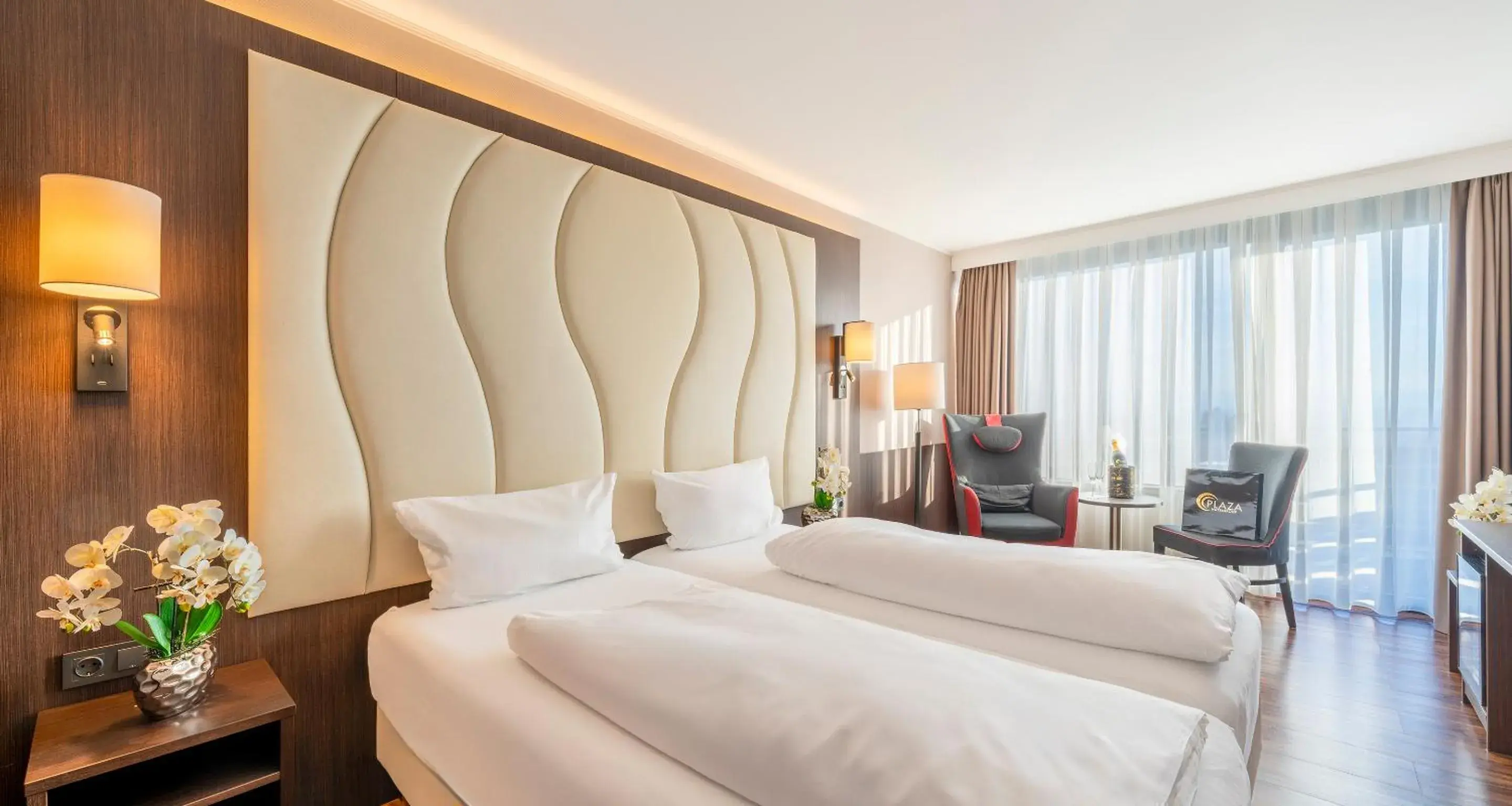 Comfort Double Room with Balcony in PLAZA Hotel Föhr am Bodensee Comfort Double Room with Balcony in PLAZA Hotel Föhr am Bodensee