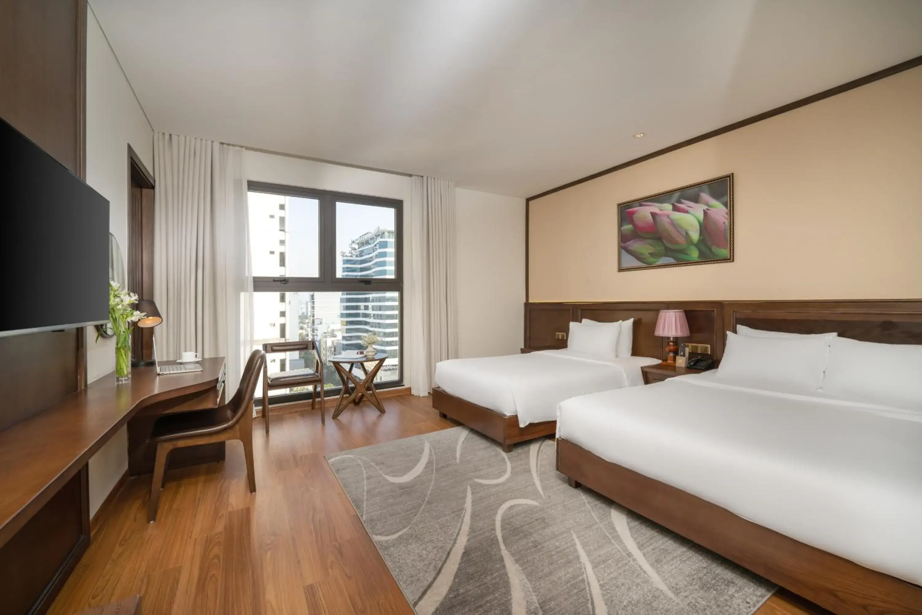 Two-Bedroom Suite - Afternoon Tea Included in Golden Lotus Hotel Da Nang - Rooftop Bar Sea View Two-Bedroom Suite - Afternoon Tea Included in Golden Lotus Hotel Da Nang - Rooftop Bar Sea View