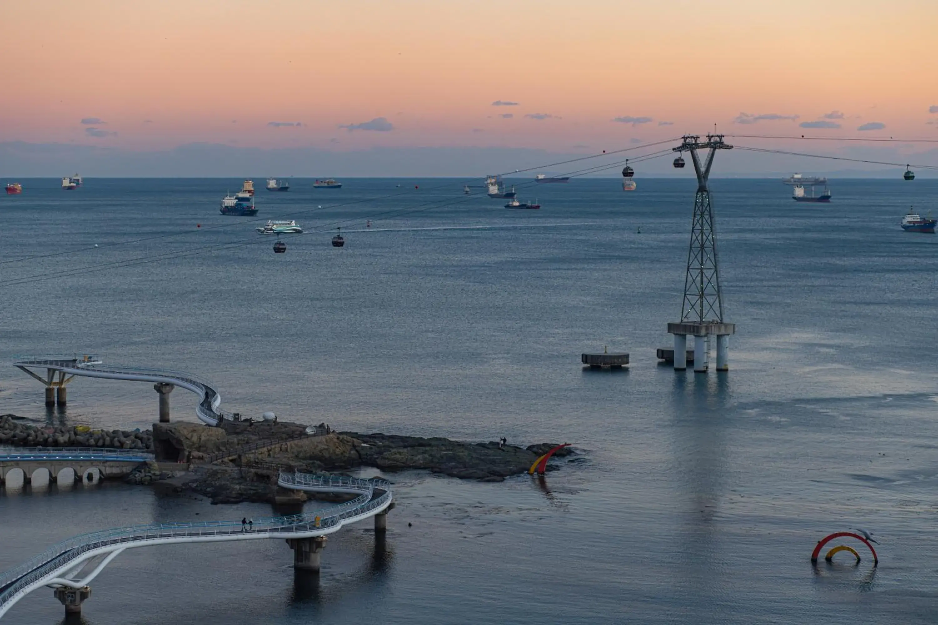 One-Bedroom King Suite - Sea view in Fairfield by Marriott Busan Songdo Beach One-Bedroom King Suite - Sea view in Fairfield by Marriott Busan Songdo Beach