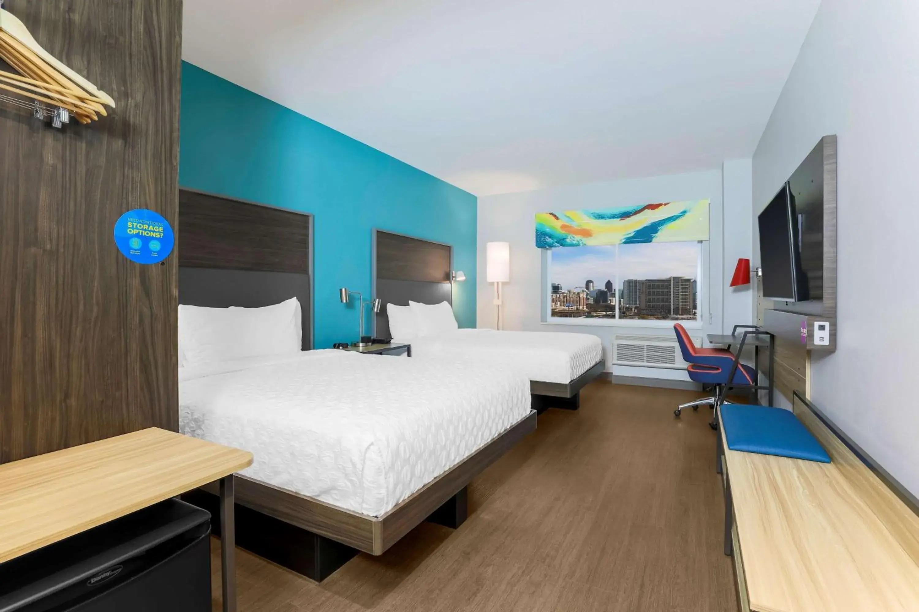 Queen Room with Two Queen Beds in Tru By Hilton Dallas Market Center Queen Room with Two Queen Beds in Tru By Hilton Dallas Market Center