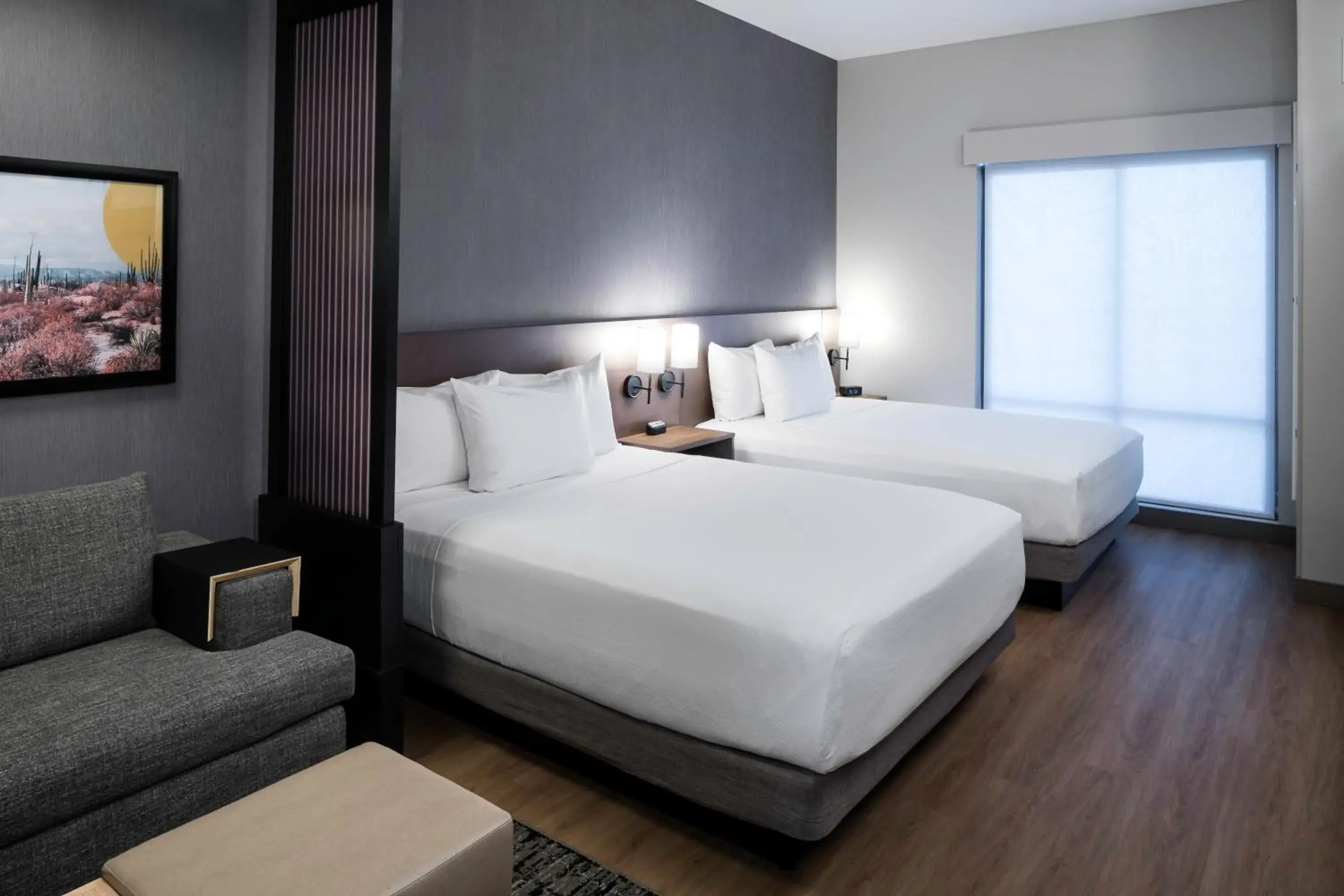 Queen Room with Two Queen Beds and Sofa Bed in Hyatt Place Tempe Phoenix University Queen Room with Two Queen Beds and Sofa Bed in Hyatt Place Tempe Phoenix University