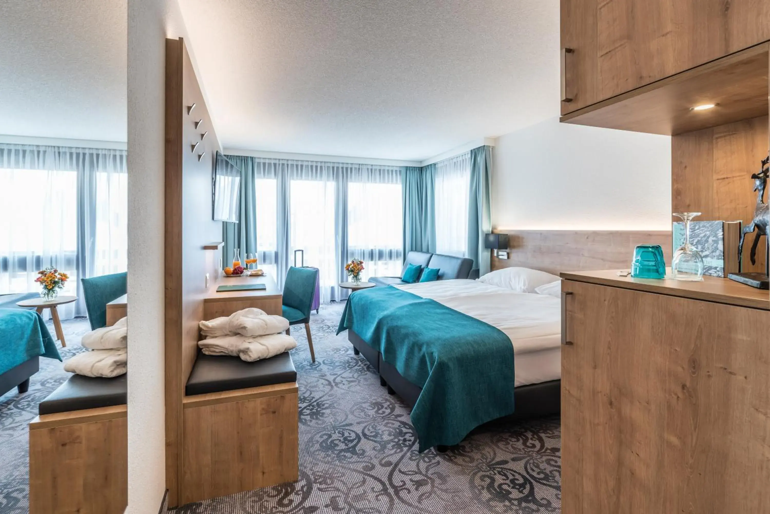 Superior Panorama with Balcony in Central Sporthotel Davos Superior Panorama with Balcony in Central Sporthotel Davos