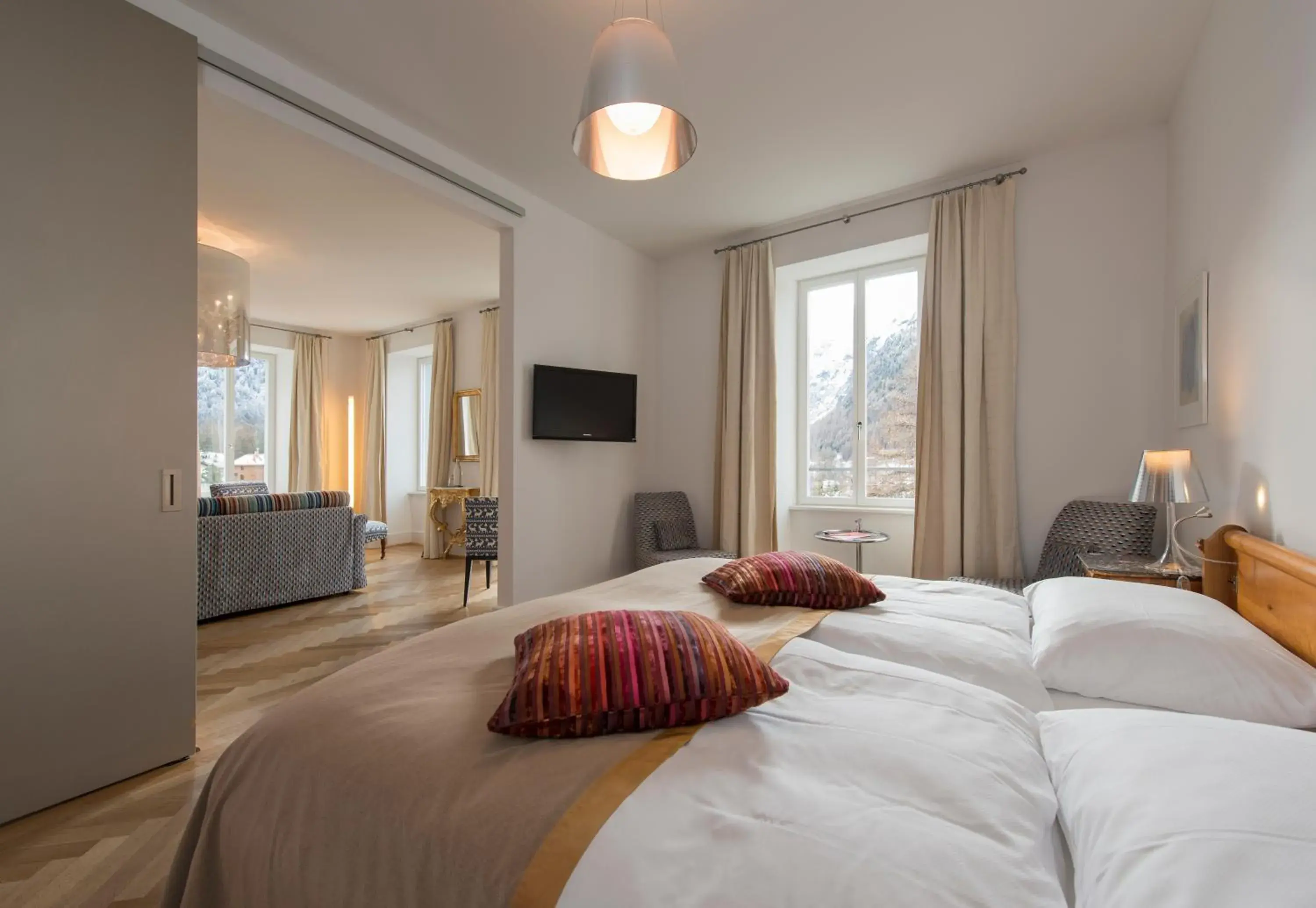 Junior Suite - single occupancy in Hotel Saratz Pontresina Mountain Resort & Spa Junior Suite - single occupancy in Hotel Saratz Pontresina Mountain Resort & Spa