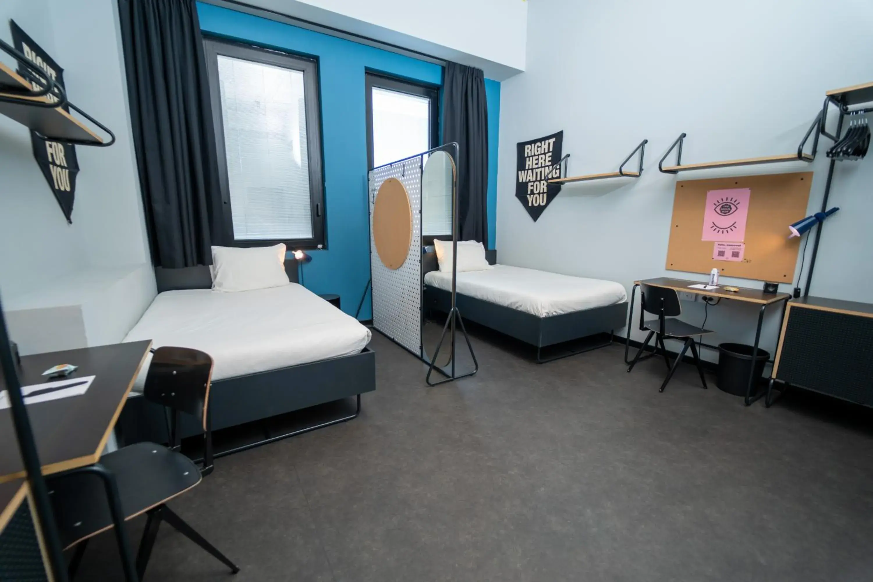 Deluxe Twin Room in The Social Hub Bologna Deluxe Twin Room in The Social Hub Bologna