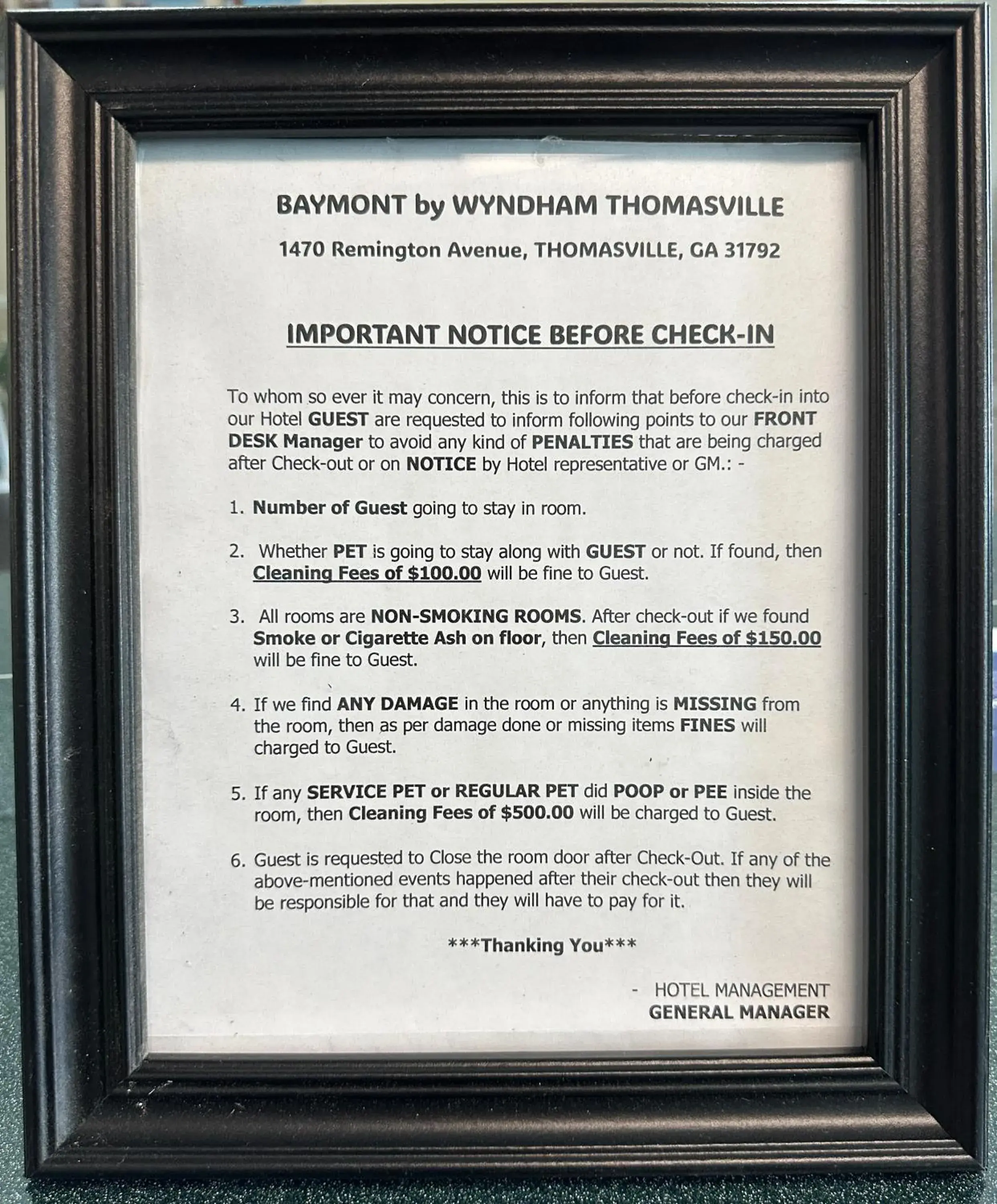 King Room - Non-Smoking in Baymont by Wyndham Thomasville King Room - Non-Smoking in Baymont by Wyndham Thomasville