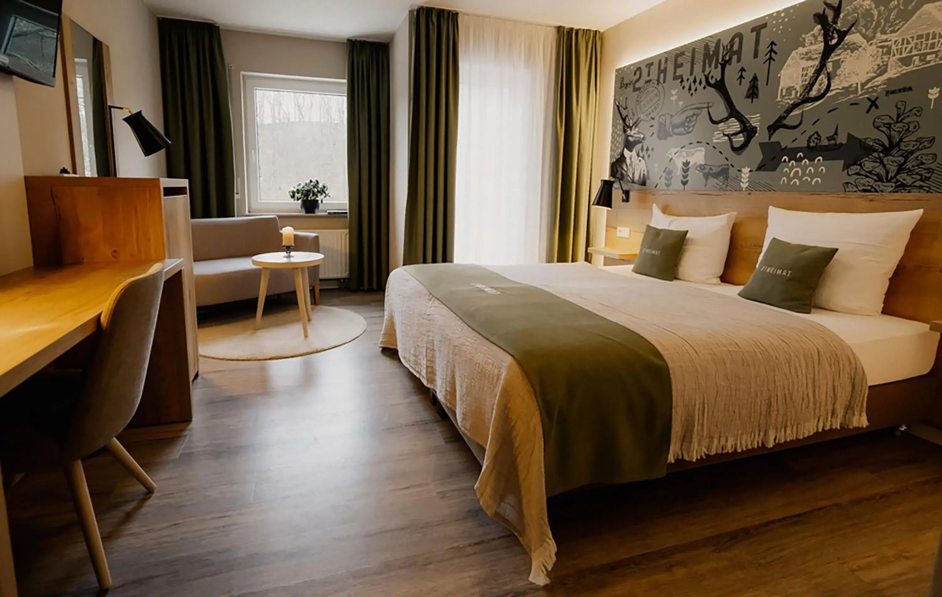 Superior Double Room - single occupancy in 2tHEIMAT - Hotel & Restaurant Superior Double Room - single occupancy in 2tHEIMAT - Hotel & Restaurant