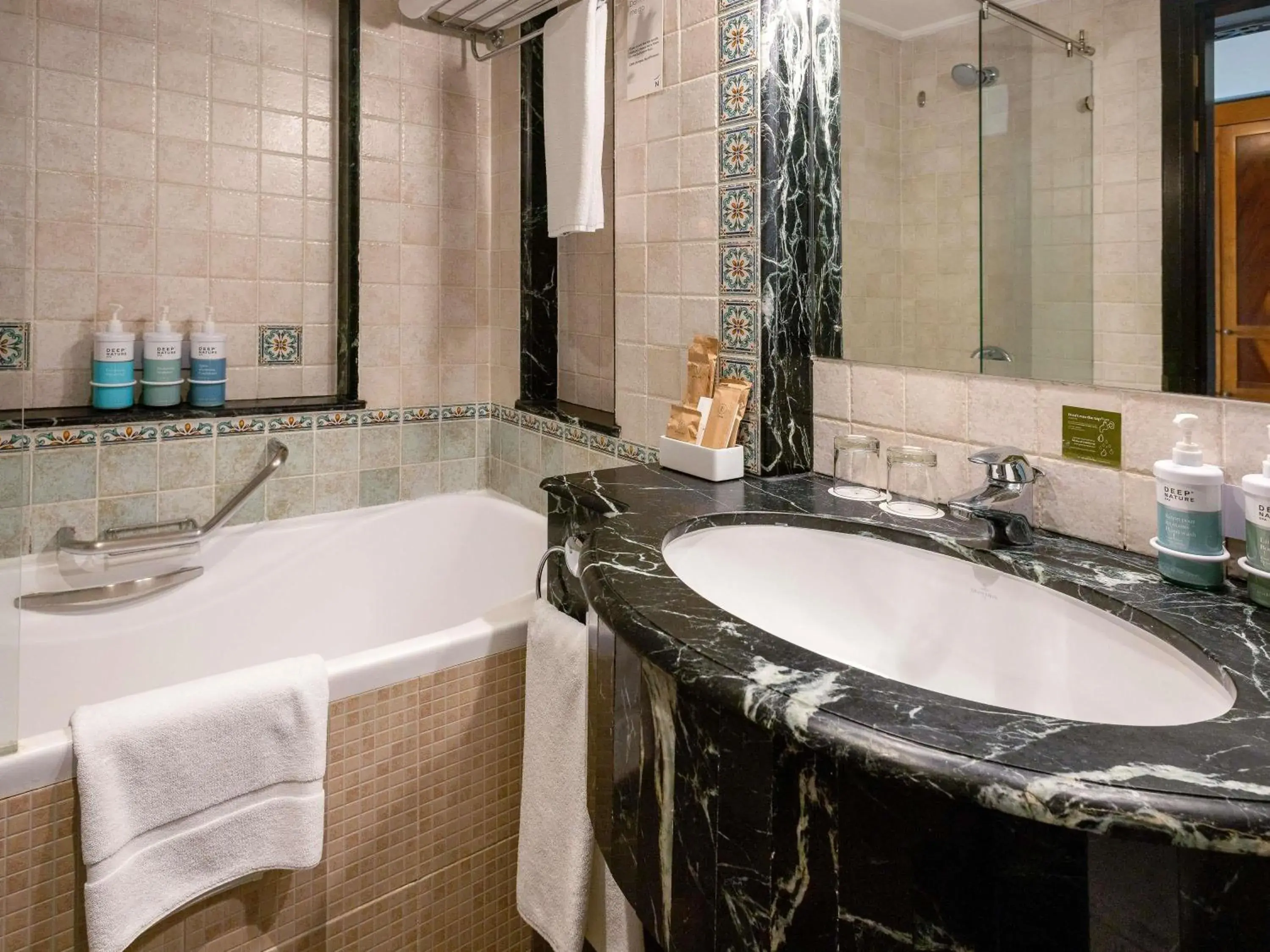 One Bedroom Suite with Balcony Beach View in Novotel Bahrain Al Dana Resort One Bedroom Suite with Balcony Beach View in Novotel Bahrain Al Dana Resort