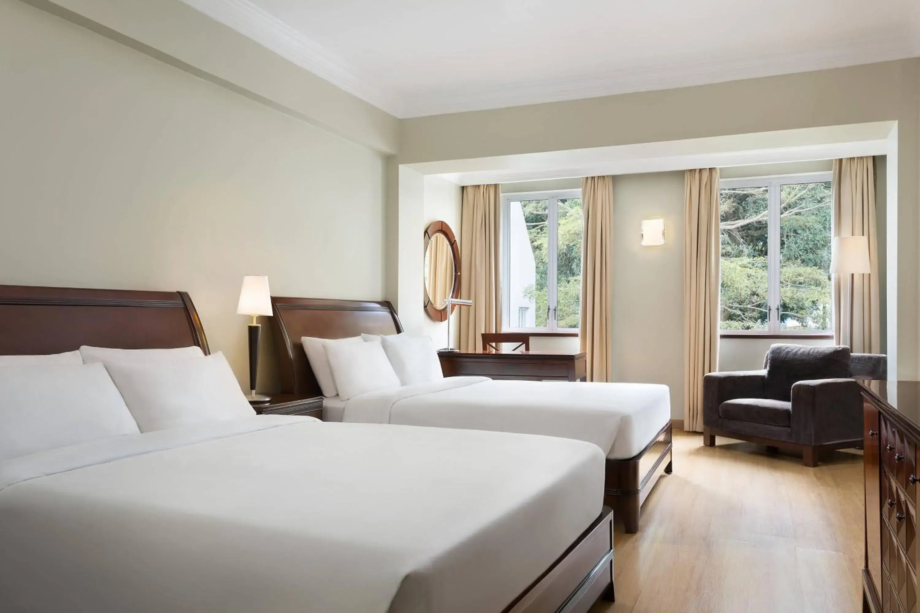 Deluxe Queen Room with Two Queen Beds and Pool View in Four Points by Sheraton Arusha, The Arusha Hotel Deluxe Queen Room with Two Queen Beds and Pool View in Four Points by Sheraton Arusha, The Arusha Hotel