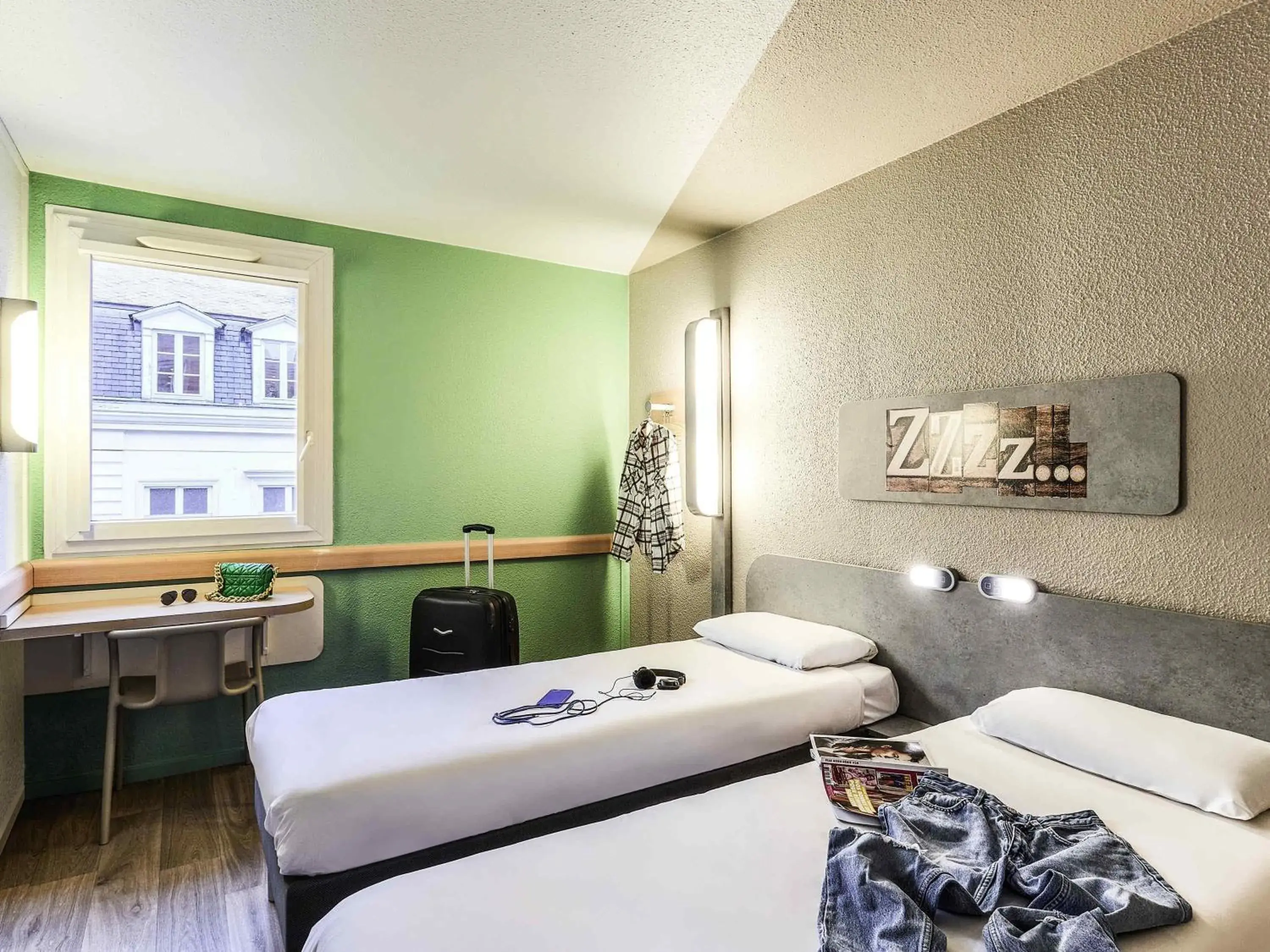Twin Room in Ibis Budget Lille Gares Vieux-Lille Twin Room in Ibis Budget Lille Gares Vieux-Lille