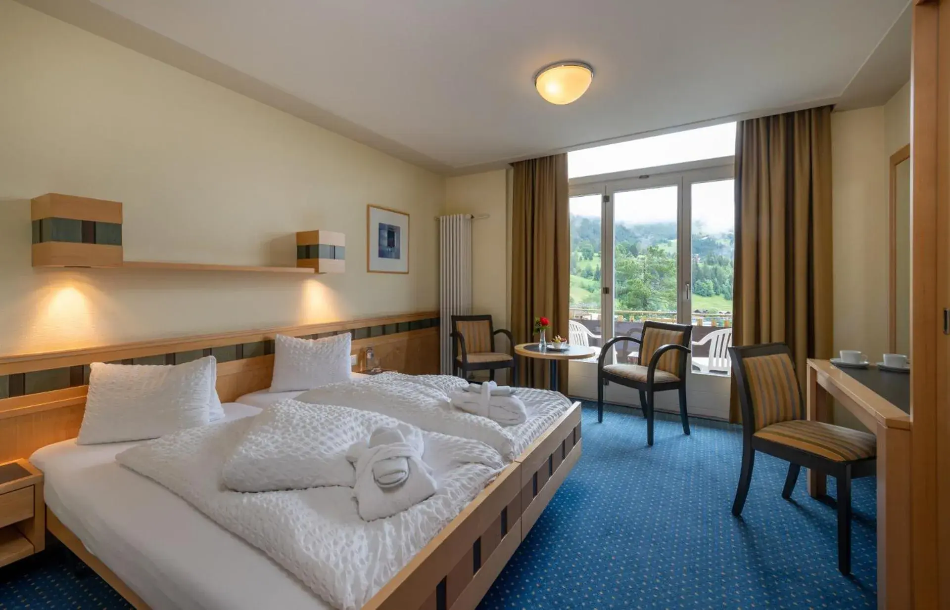 Double Room with Balcony (2 Adults + 1 Child) - single occupancy in Hotel Victoria Lauberhorn Wengen, a Faern Collection Hotel Double Room with Balcony (2 Adults + 1 Child) - single occupancy in Hotel Victoria Lauberhorn Wengen, a Faern Collection Hotel