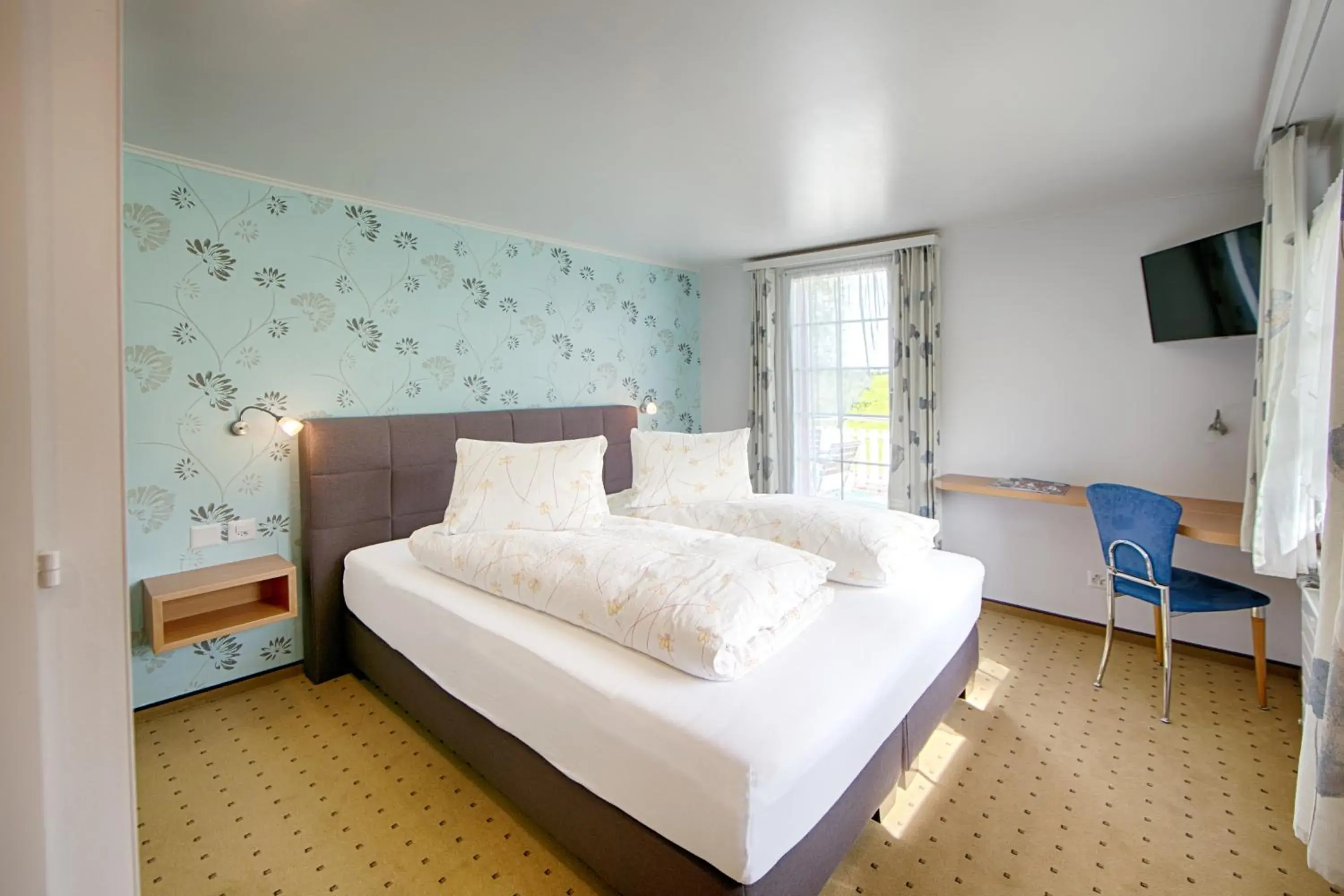 Double Room with Balcony in Hotel Frohe Aussicht Double Room with Balcony in Hotel Frohe Aussicht