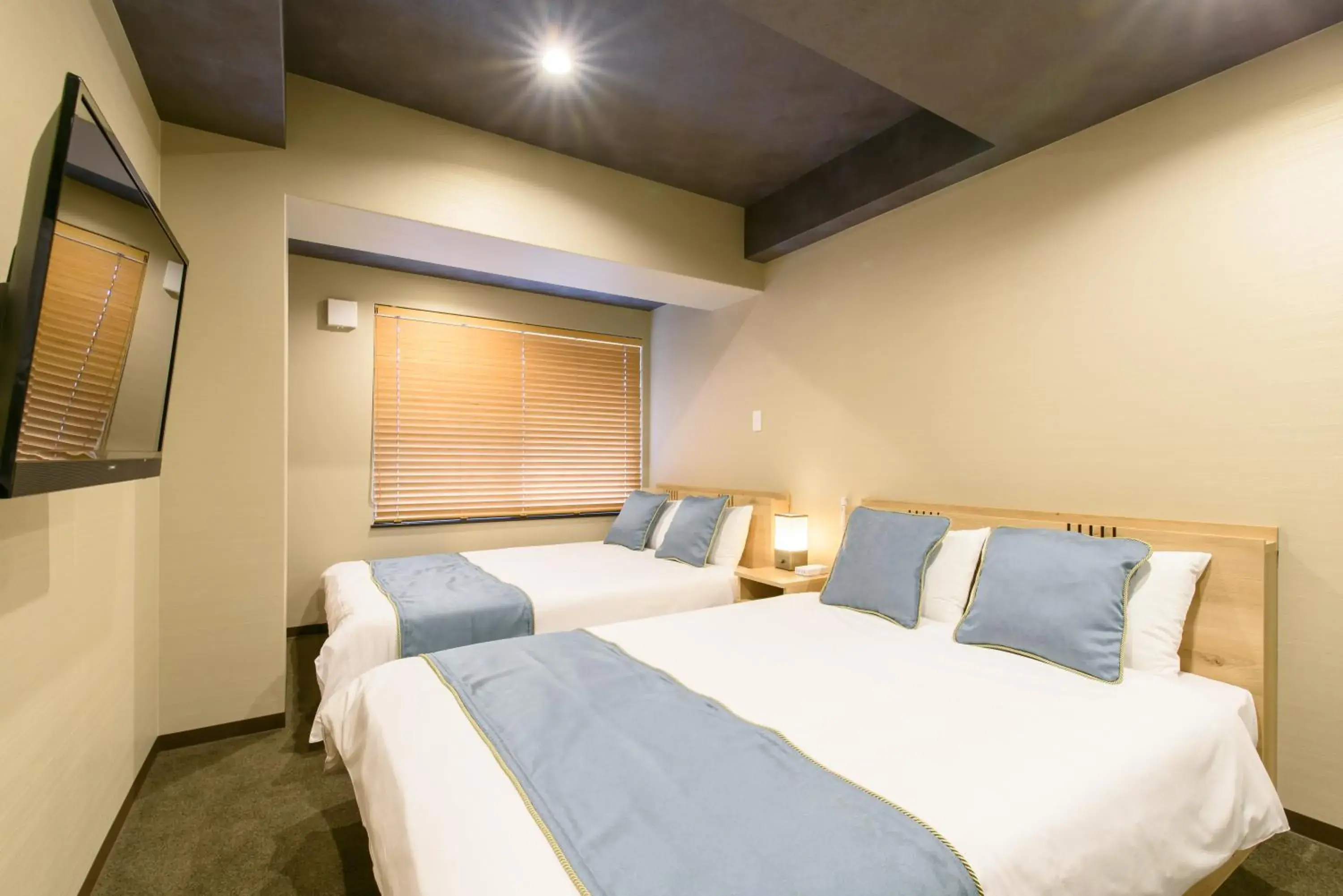 Standard Double Room with Two Double Beds - single occupancy in JP INN Kyoto Ekimae Mongakucho Standard Double Room with Two Double Beds - single occupancy in JP INN Kyoto Ekimae Mongakucho