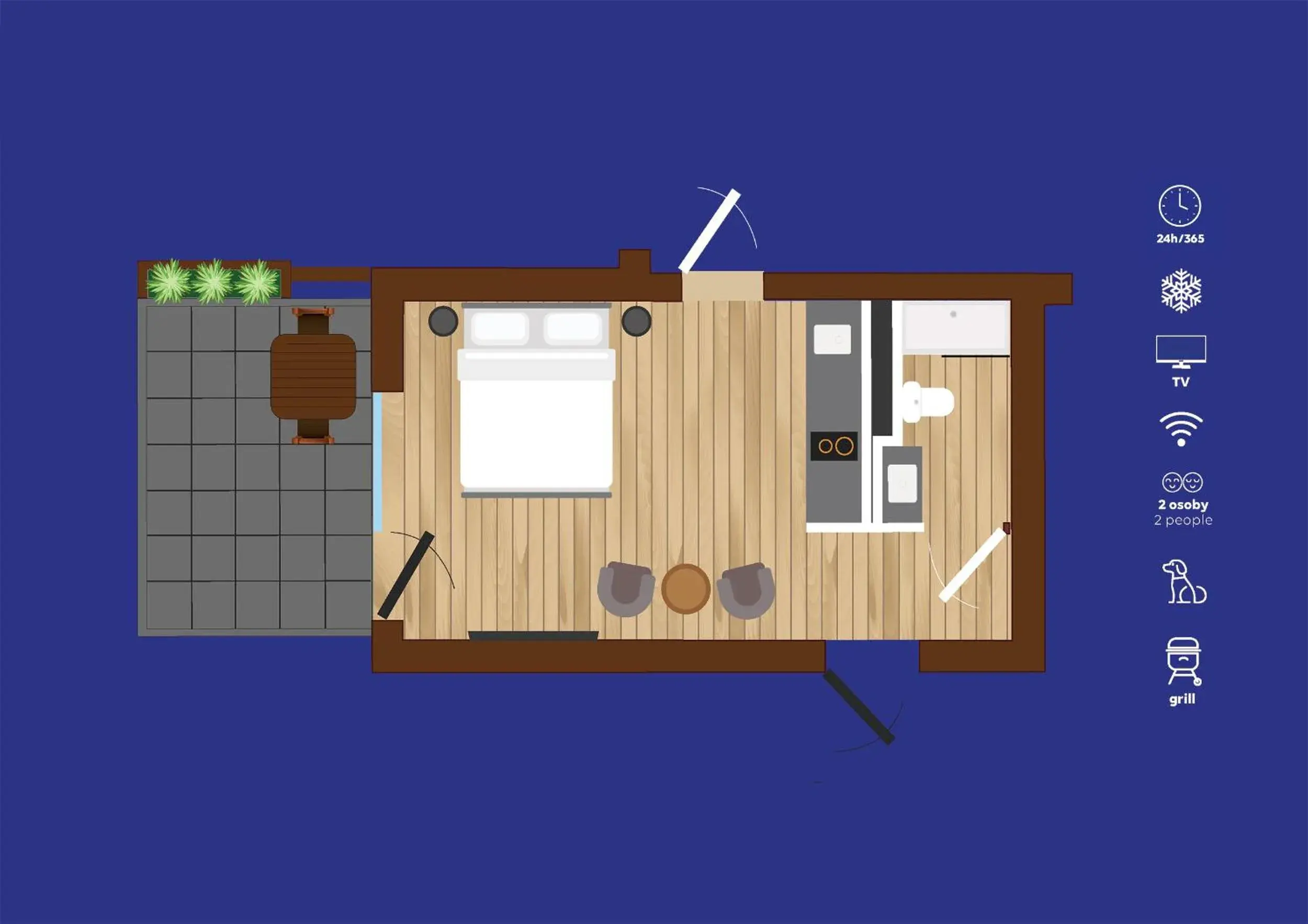 Standard Bungalow in Suntago Village - Oficjalny nocleg Suntago Standard Bungalow in Suntago Village - Oficjalny nocleg Suntago