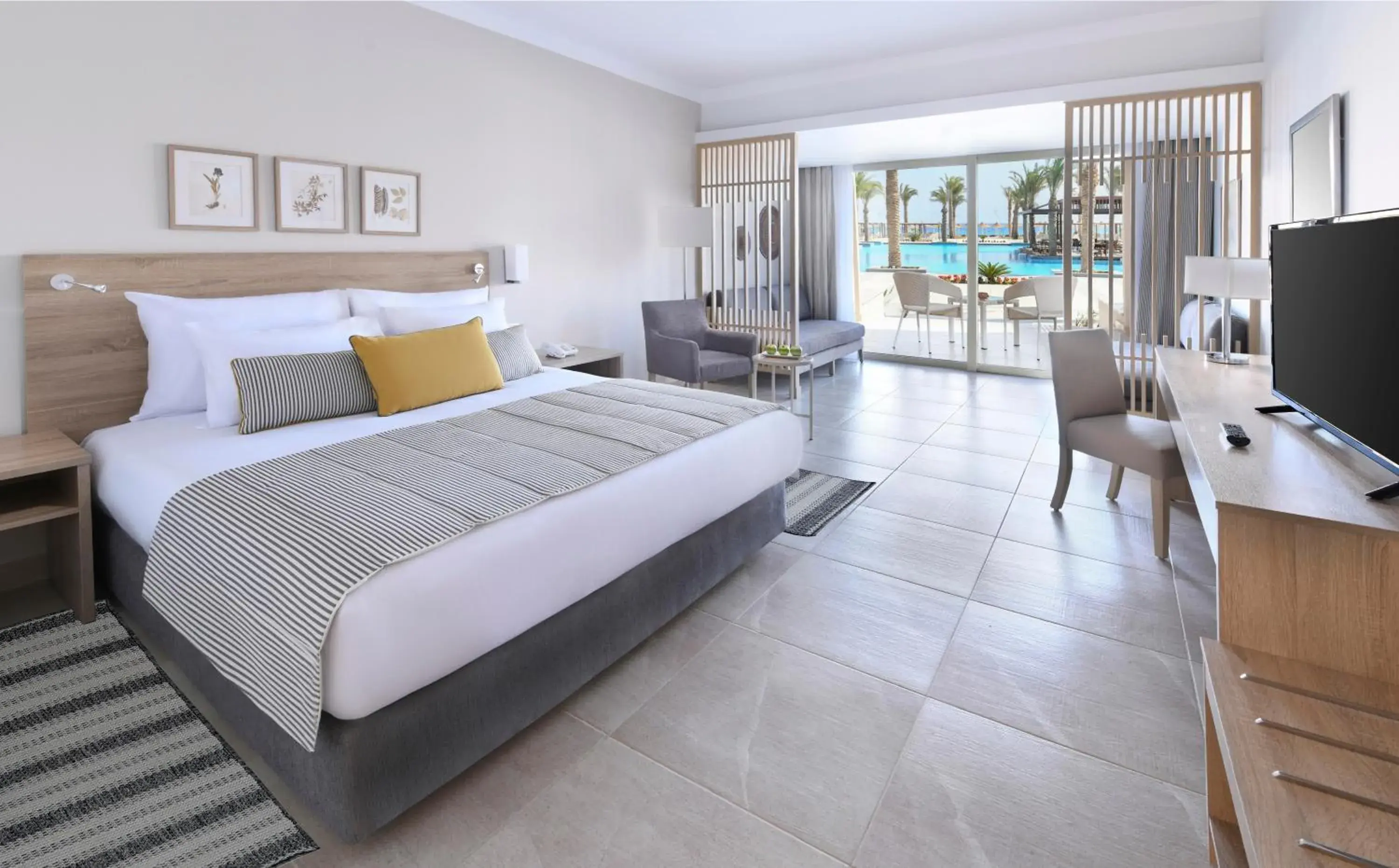 Deluxe Family, Queen or Twin Bed, Pool & Sea View in JAZ Costa Mares Deluxe Family, Queen or Twin Bed, Pool & Sea View in JAZ Costa Mares