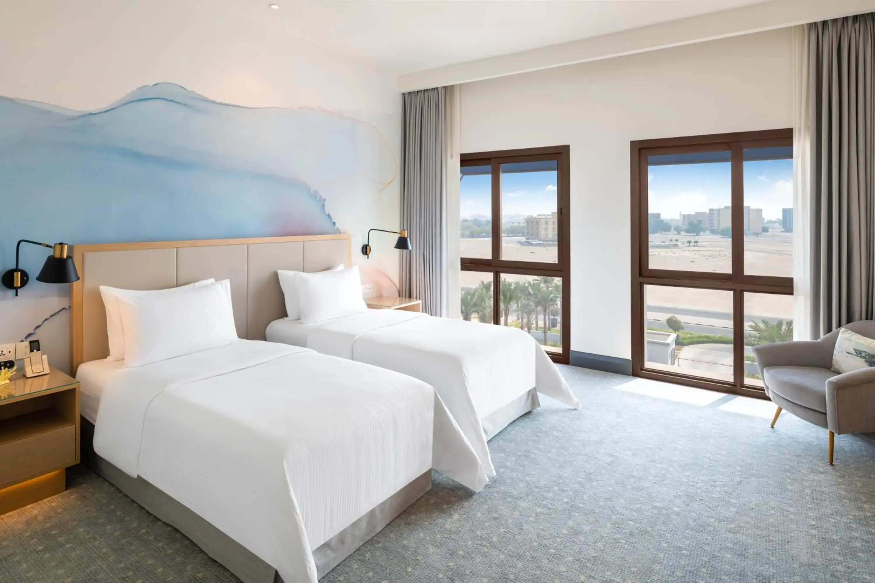 Deluxe Room City View Twin in Vida Beach Resort Umm Al Quwain Deluxe Room City View Twin in Vida Beach Resort Umm Al Quwain