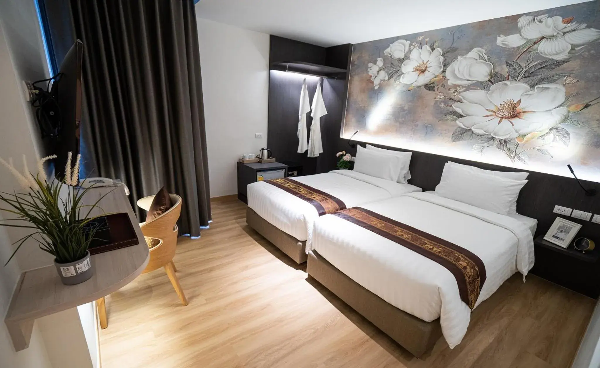 Superior Twin Room in Pannarai Hotel Bangkok-Pra tunam Superior Twin Room in Pannarai Hotel Bangkok-Pra tunam