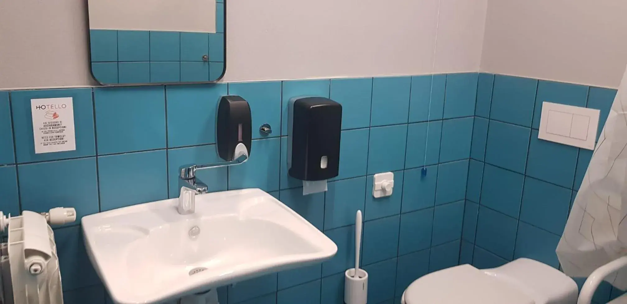 Double or Twin Room with Private External Bathroom in Hotello Trieste Double or Twin Room with Private External Bathroom in Hotello Trieste