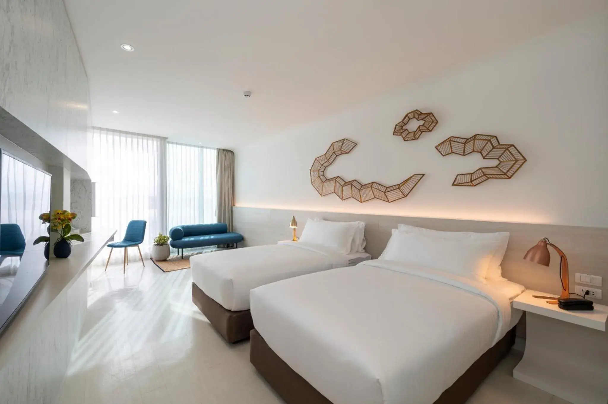 Deluxe Twin Room in VELA Dhi Udon Thani Deluxe Twin Room in VELA Dhi Udon Thani