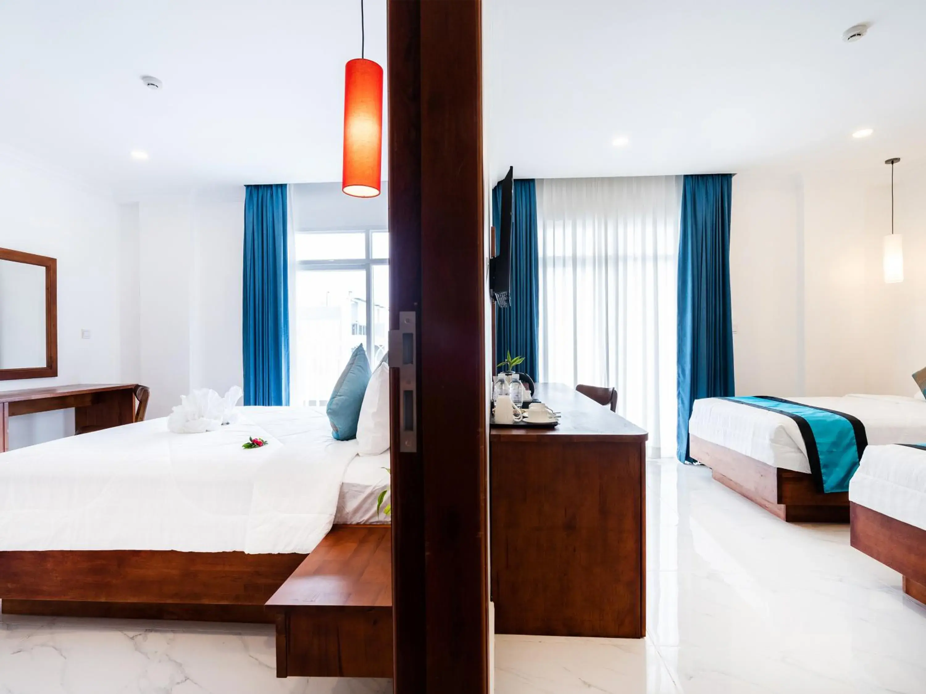 2-Bedrooms Family Connecting with Balcony in Le Kree Downtown Hotel 2-Bedrooms Family Connecting with Balcony in Le Kree Downtown Hotel