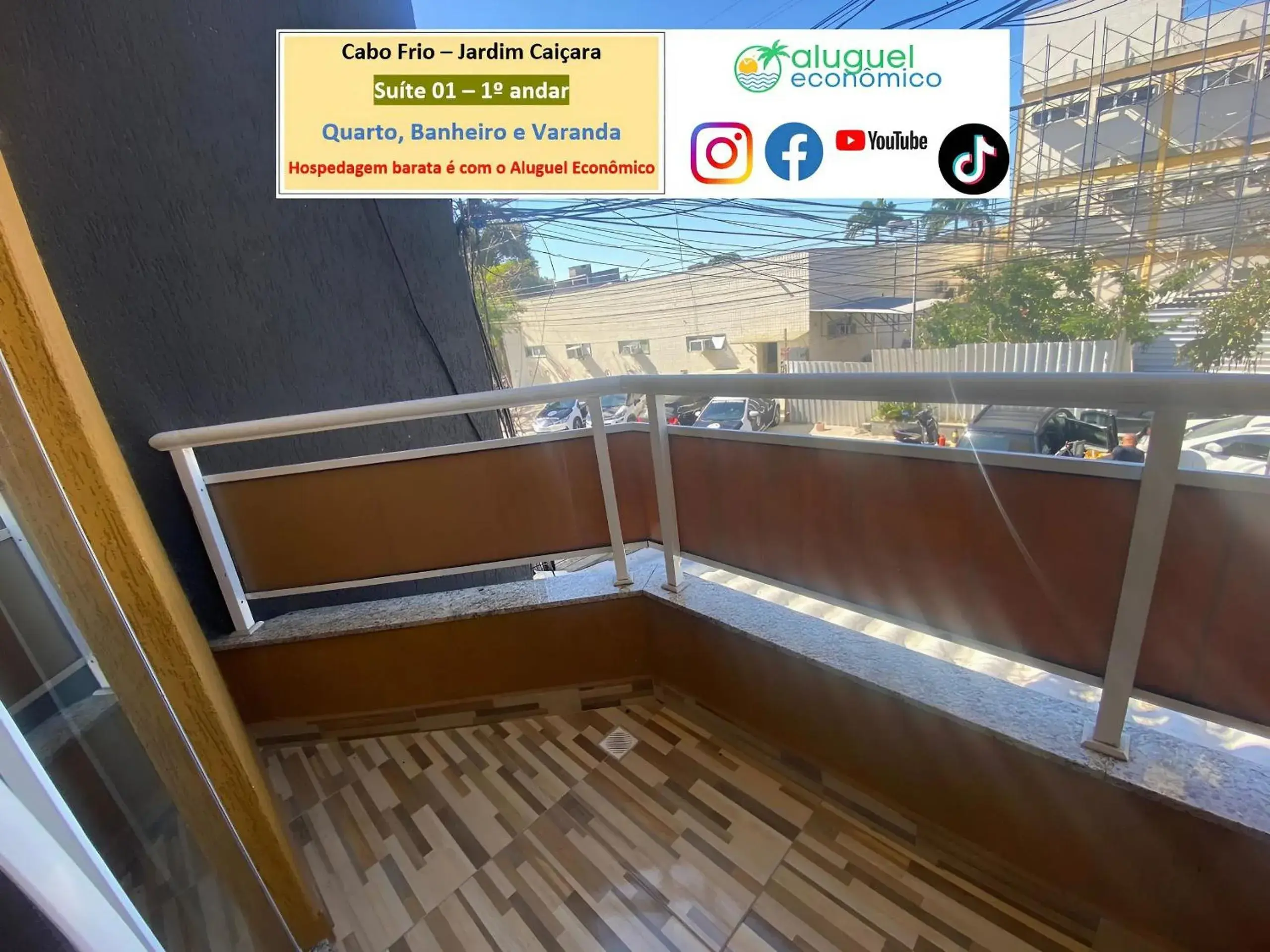 One-Bedroom Apartment in Cabo Frio - Jardim Caiçara - Aluguel Econômico One-Bedroom Apartment in Cabo Frio - Jardim Caiçara - Aluguel Econômico