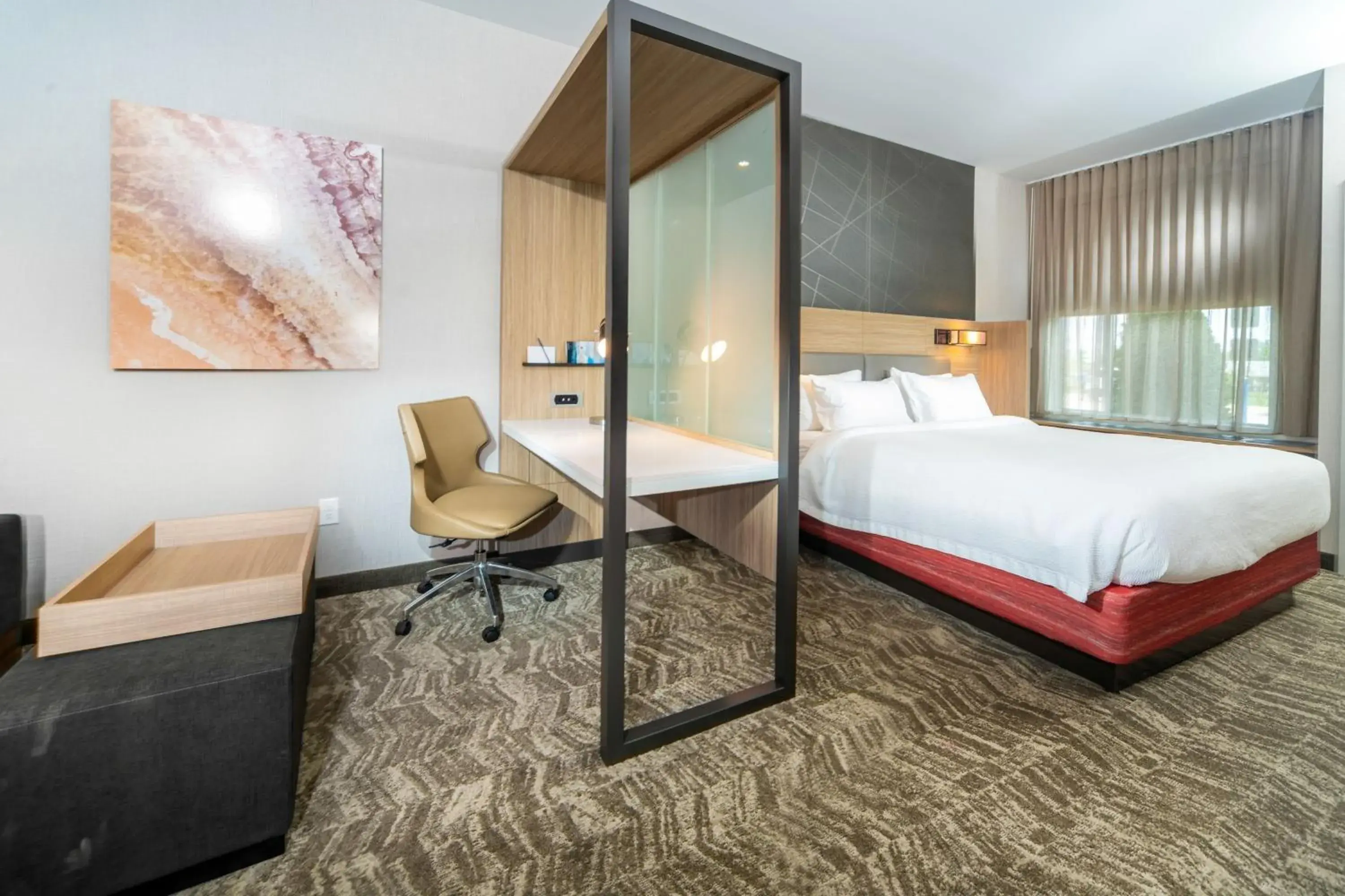 King Suite with Trundle Bed - Hearing Accessible in SpringHill Suites by Marriott Kenosha King Suite with Trundle Bed - Hearing Accessible in SpringHill Suites by Marriott Kenosha